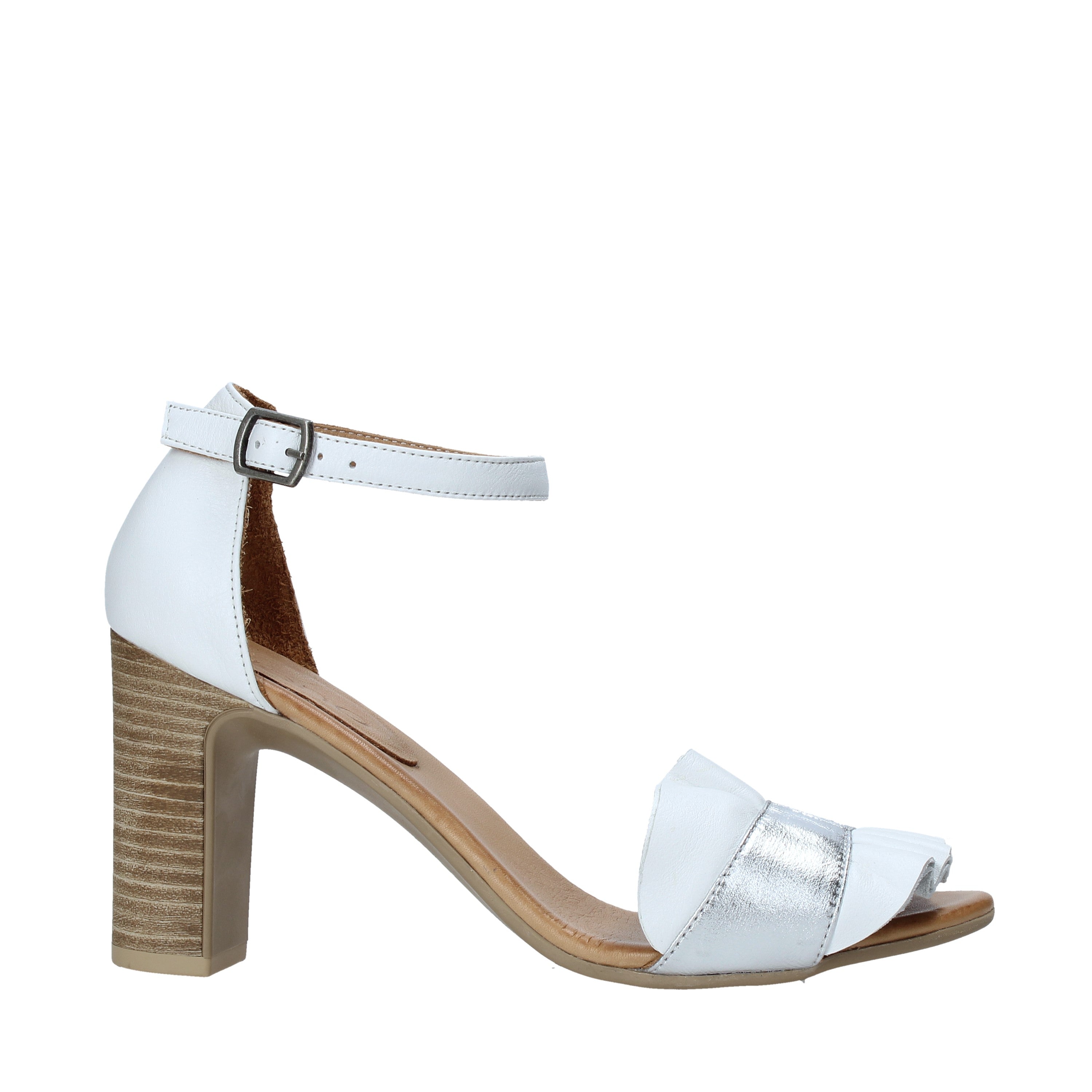 Sandali tacco Bianco Bueno Shoes