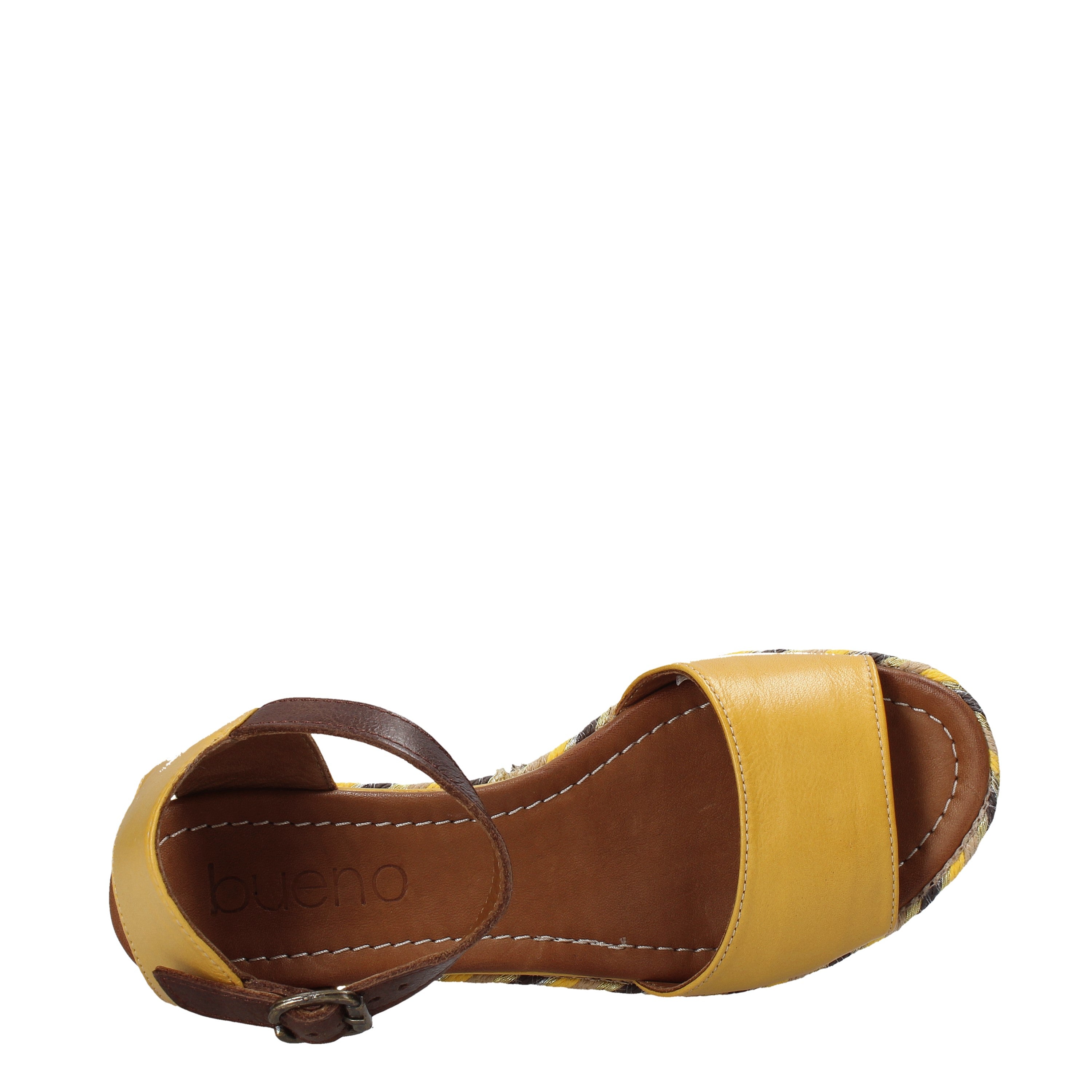 Sandali zeppa Giallo Bueno Shoes