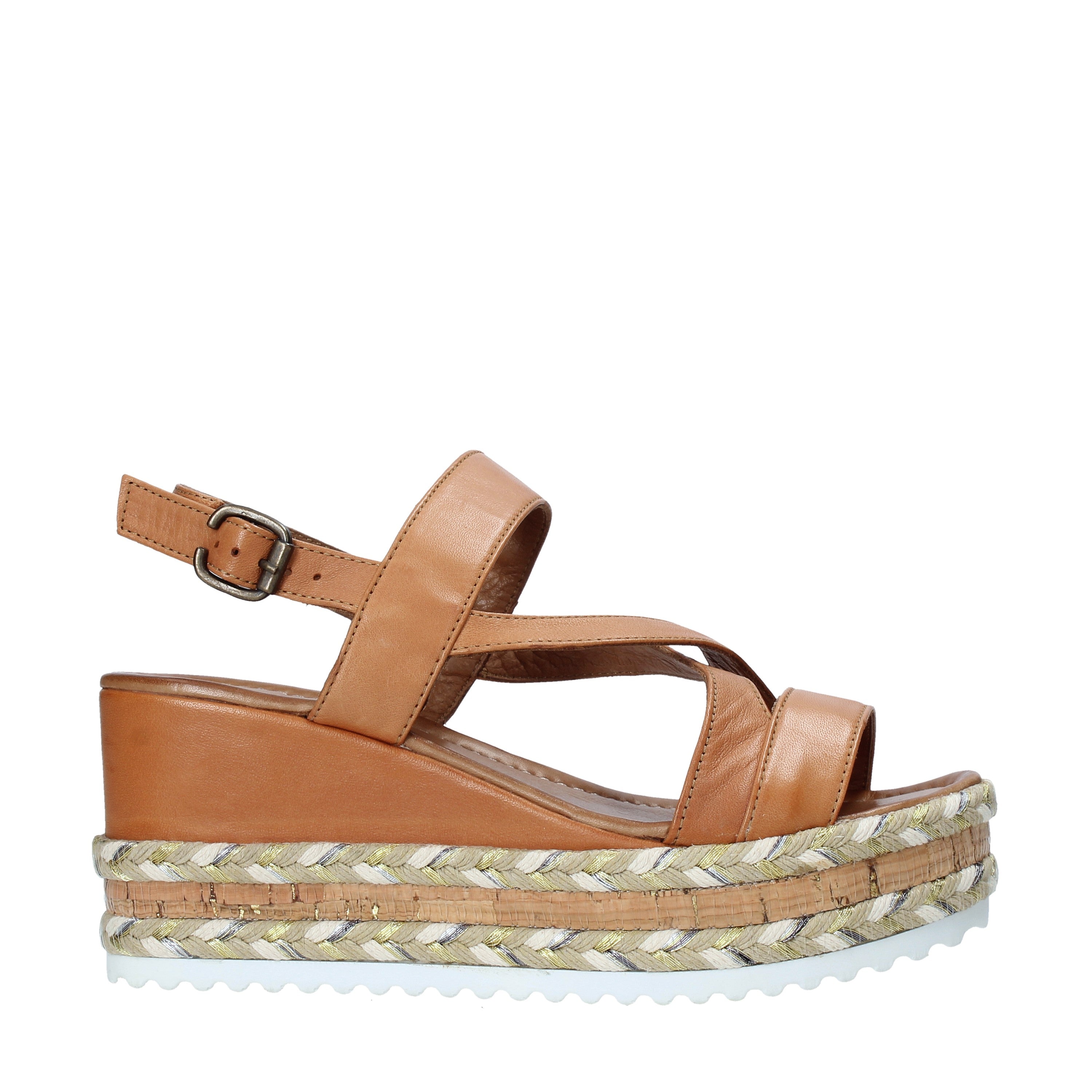 Sandali zeppa Marrone Bueno Shoes
