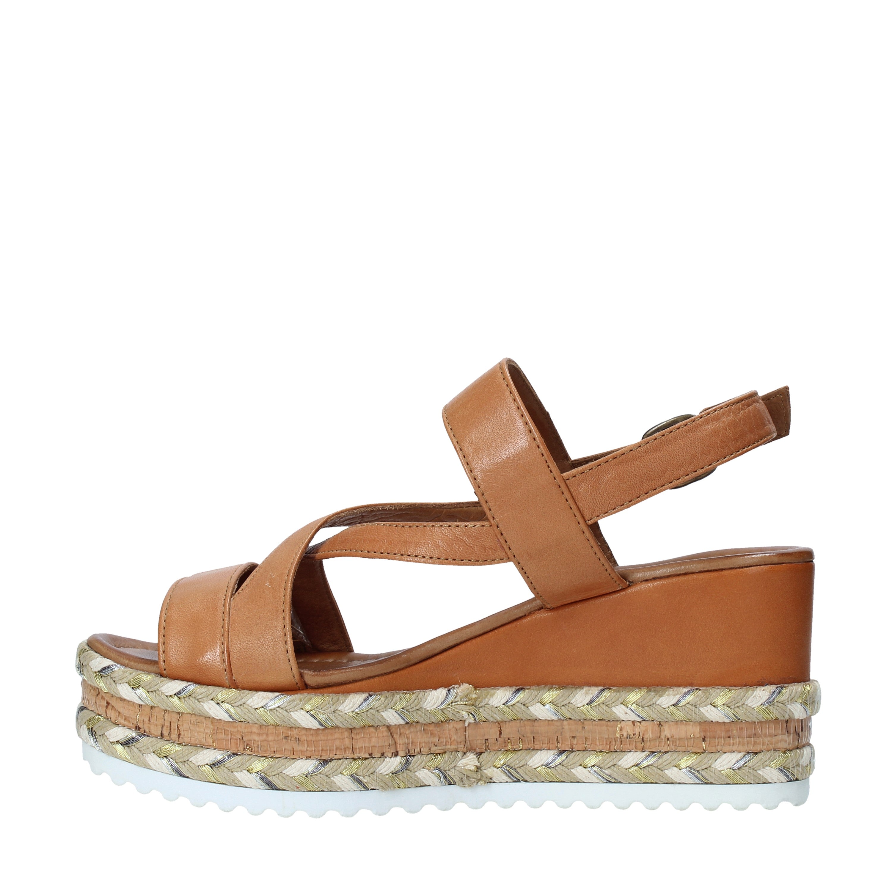 Sandali zeppa Marrone Bueno Shoes