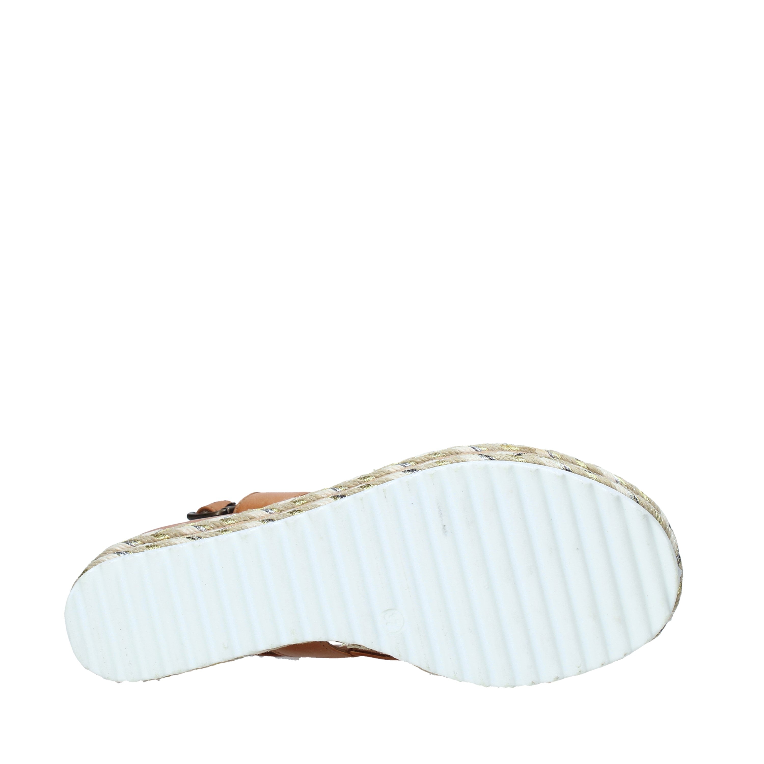 Sandali zeppa Marrone Bueno Shoes