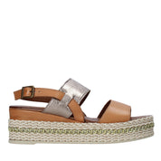 Sandali zeppa Marrone Bueno Shoes