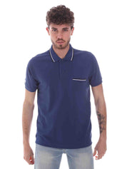 Polo Blu Scuro Key Up