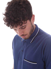Polo Blu Scuro Key Up
