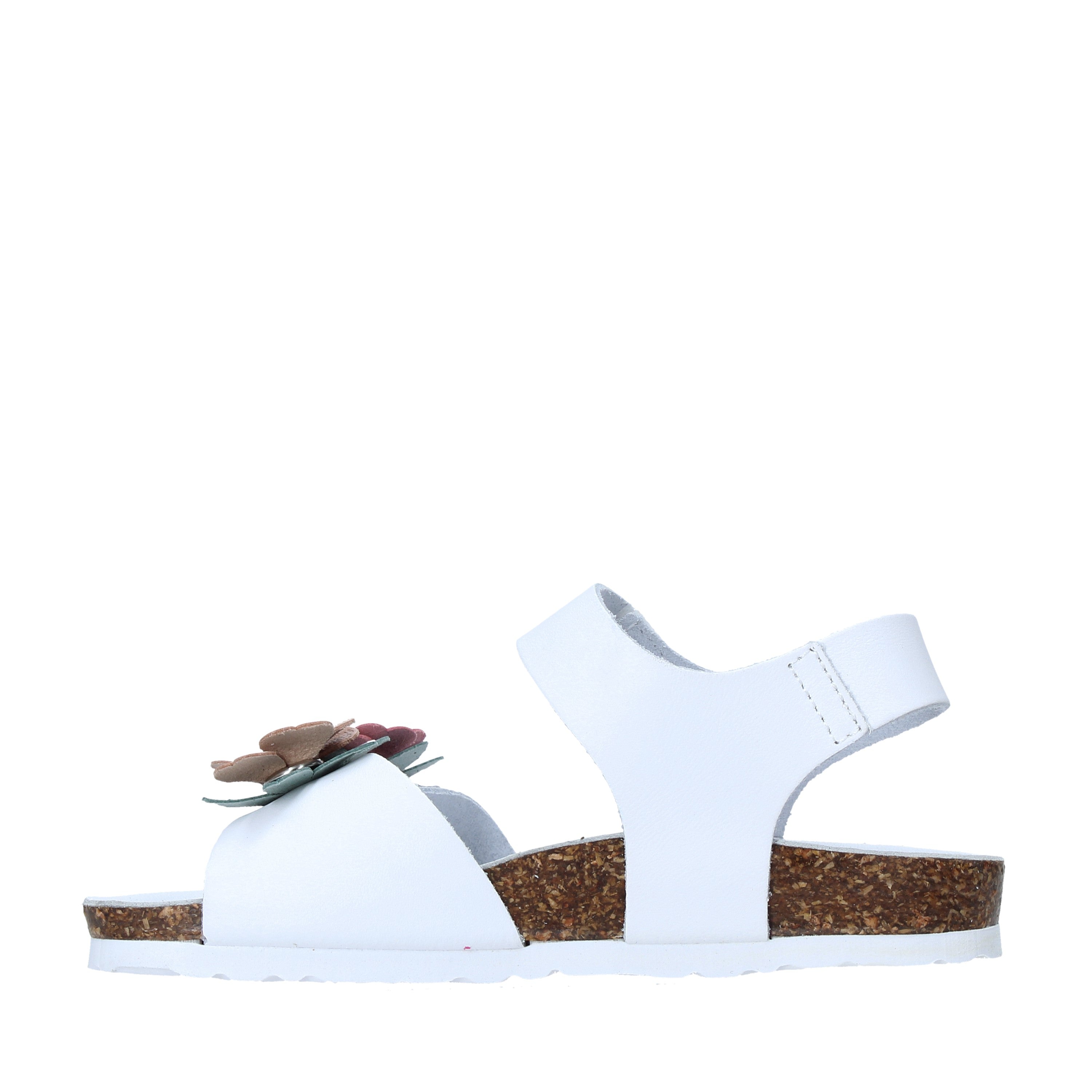 Sandali con strappi Bianco Rosa Bionatura Kids