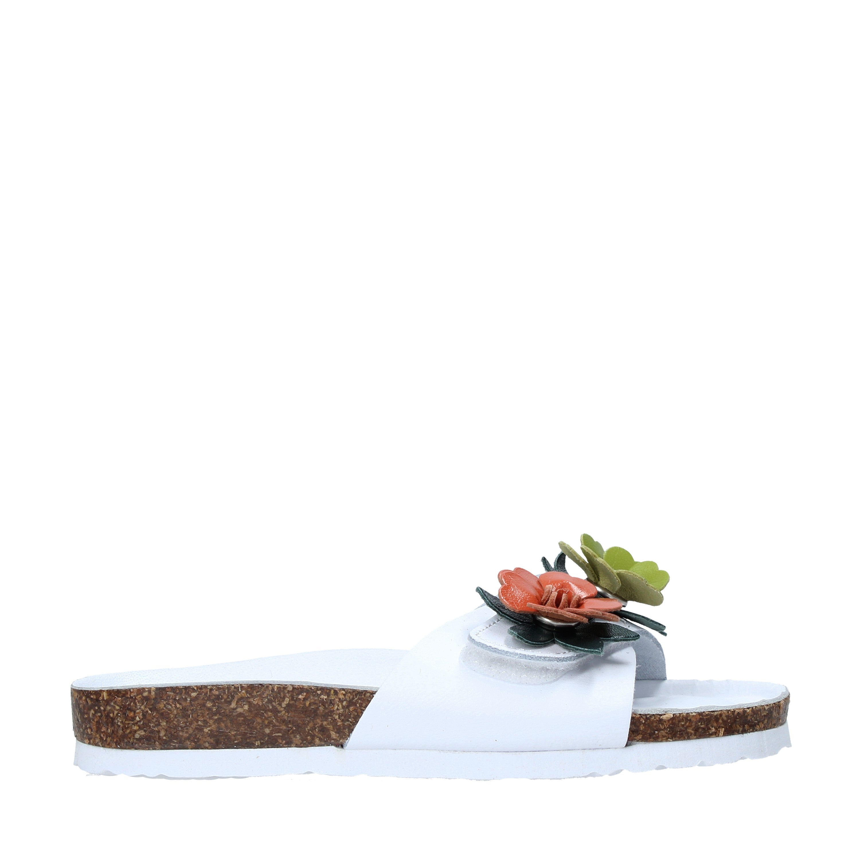 Sandali con strappi Bianco Bionatura Kids