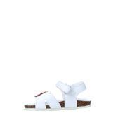 Sandali con strappi Bianco Bionatura Kids