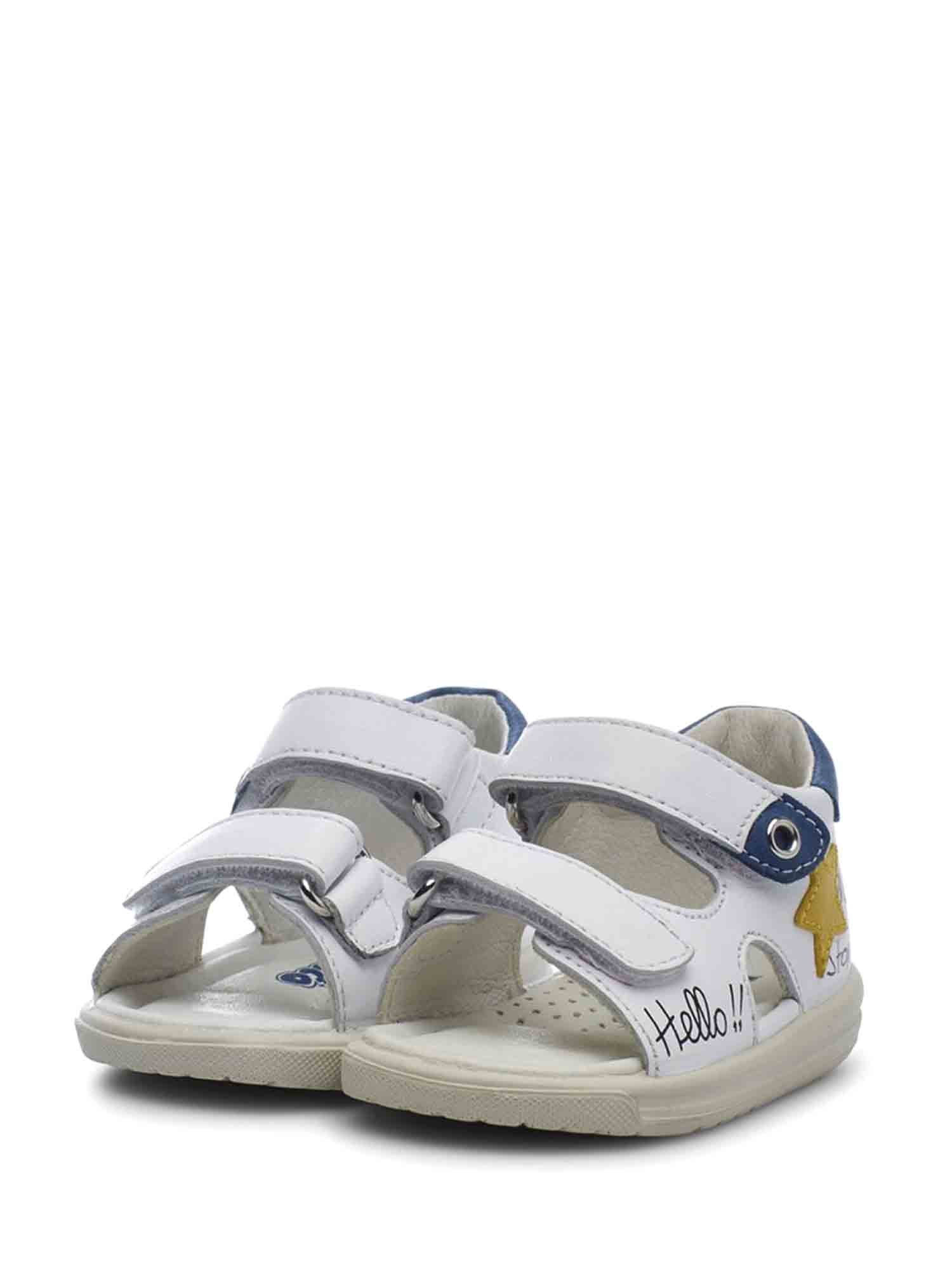 Sandali con strappi Bianco Falcotto