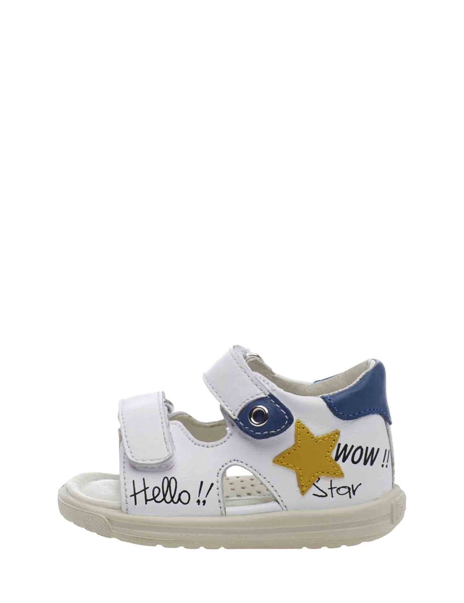 Sandali con strappi Bianco Falcotto