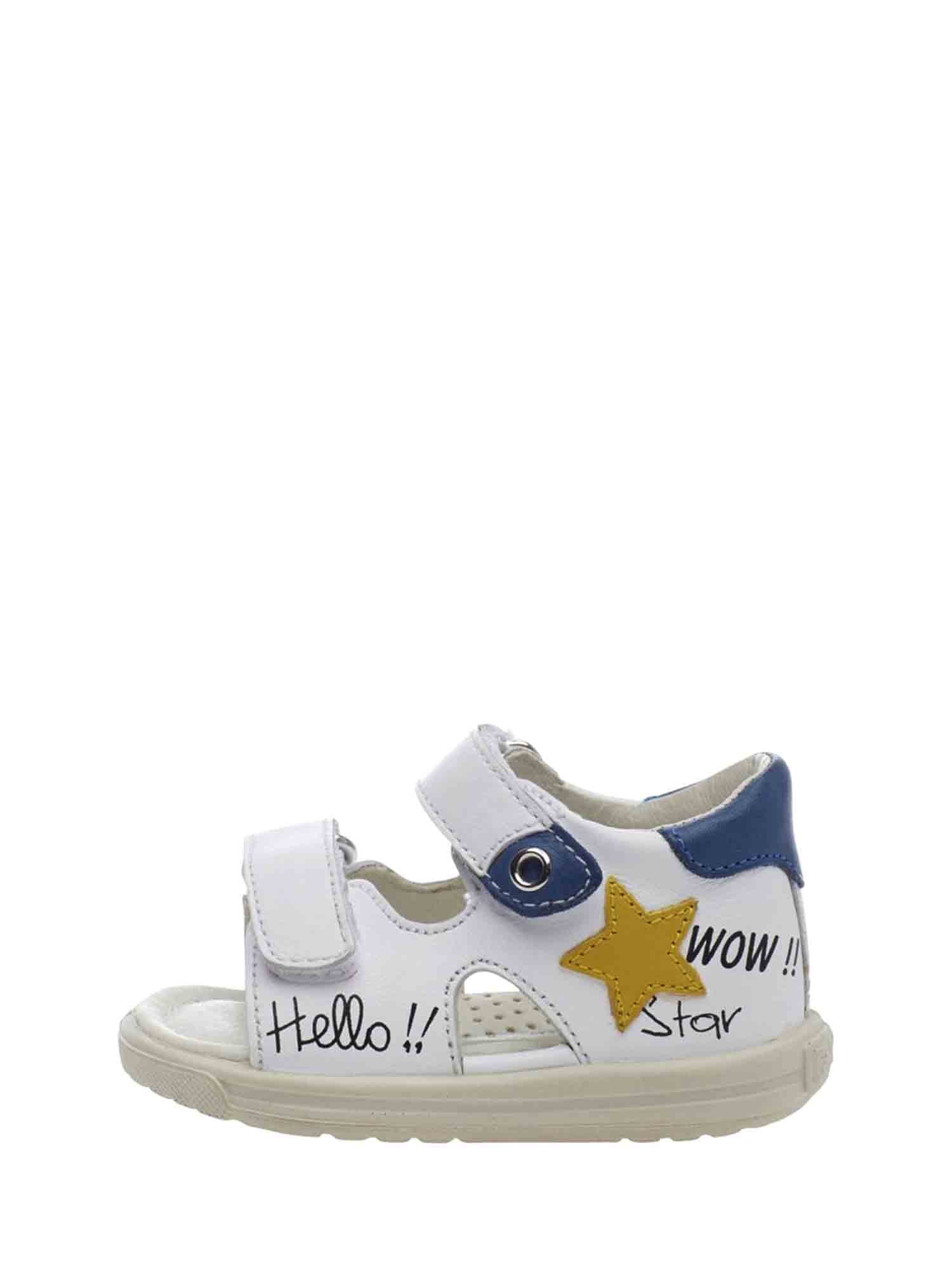 Sandali con strappi Bianco Falcotto