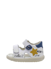 Sandali con strappi Bianco Falcotto