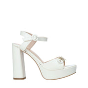 Sandali tacco Bianco Alviero Martini 1a Classe 