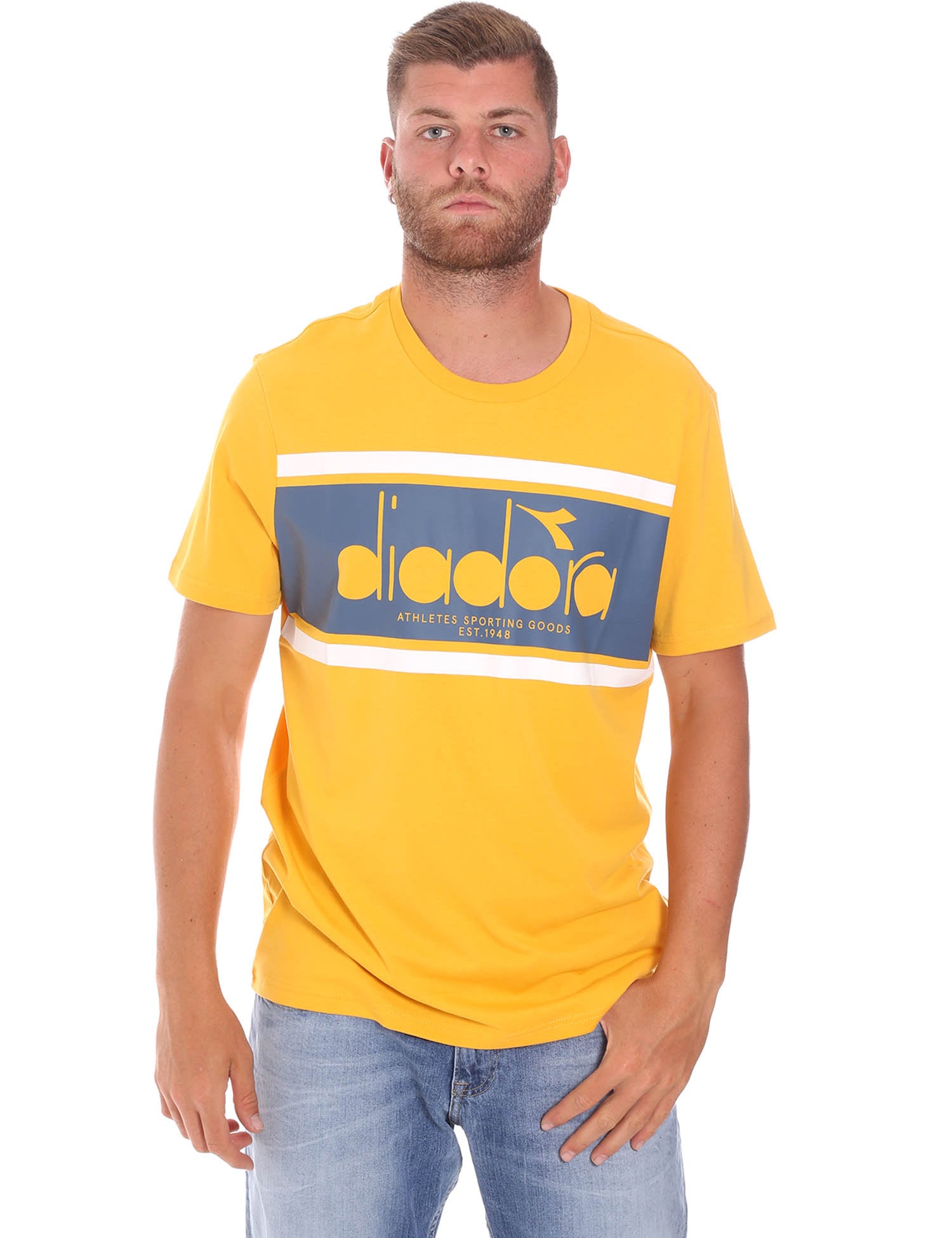 T-shirt Giallo Diadora
