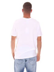 T-shirt Bianco Verde Diadora