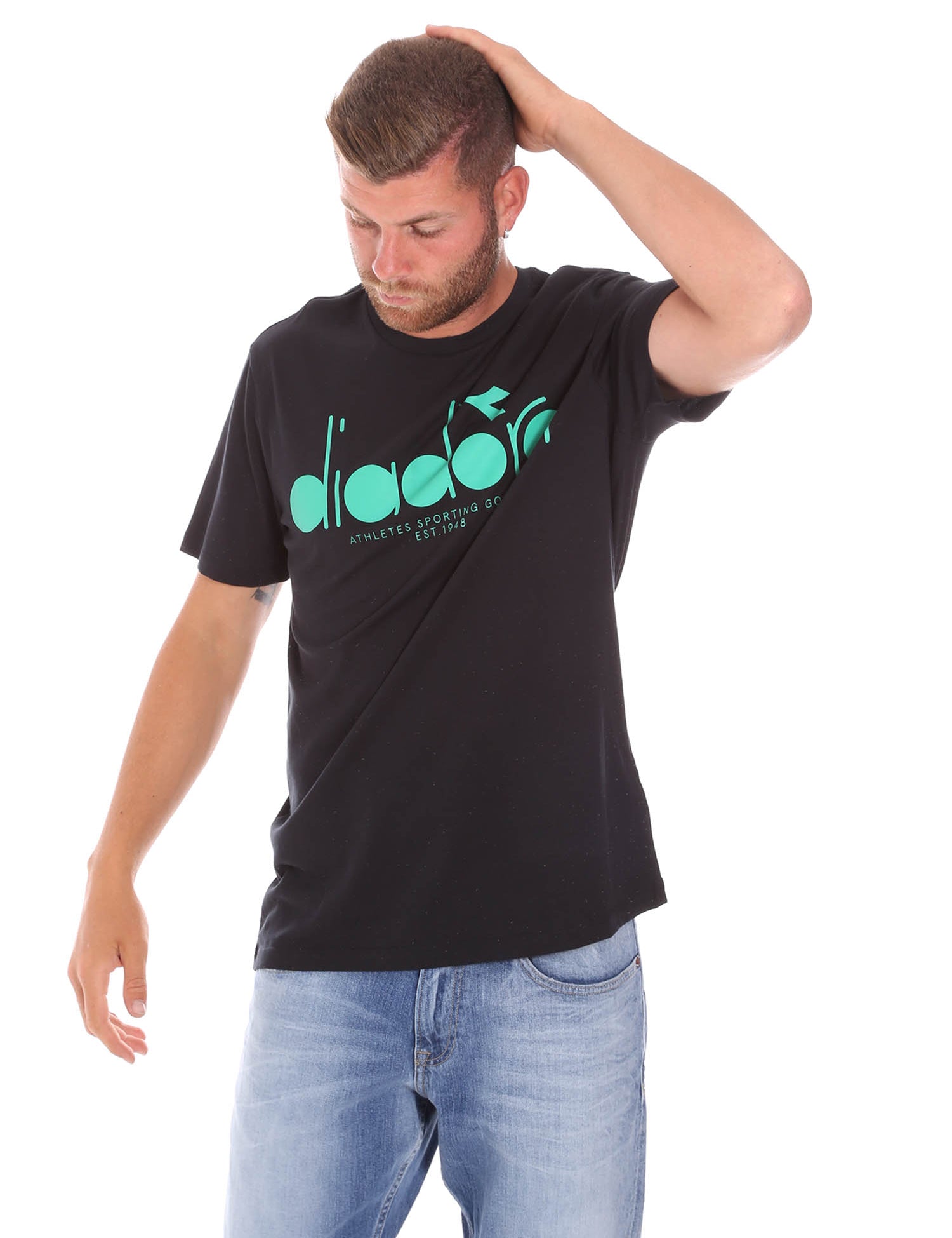 T-shirt Nero Diadora