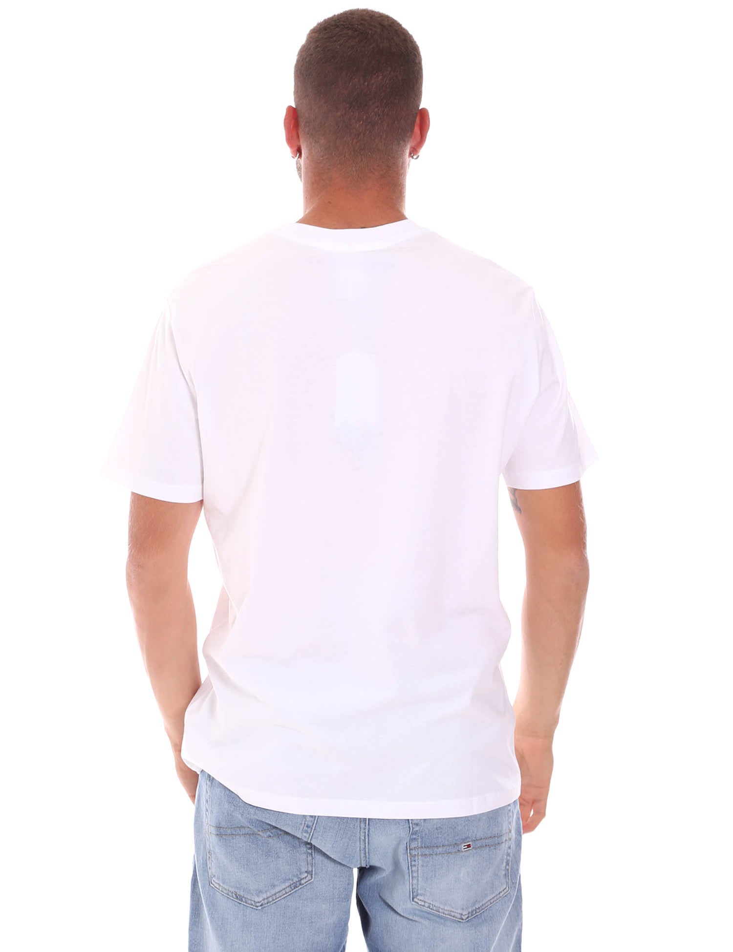 T-shirt Bianco Nero Diadora