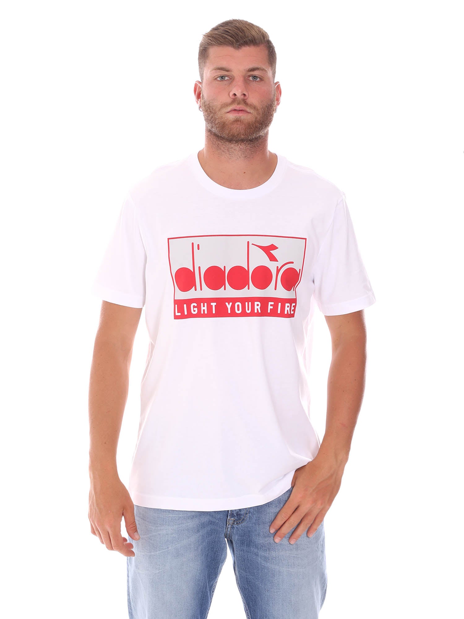 T-shirt Bianco Diadora