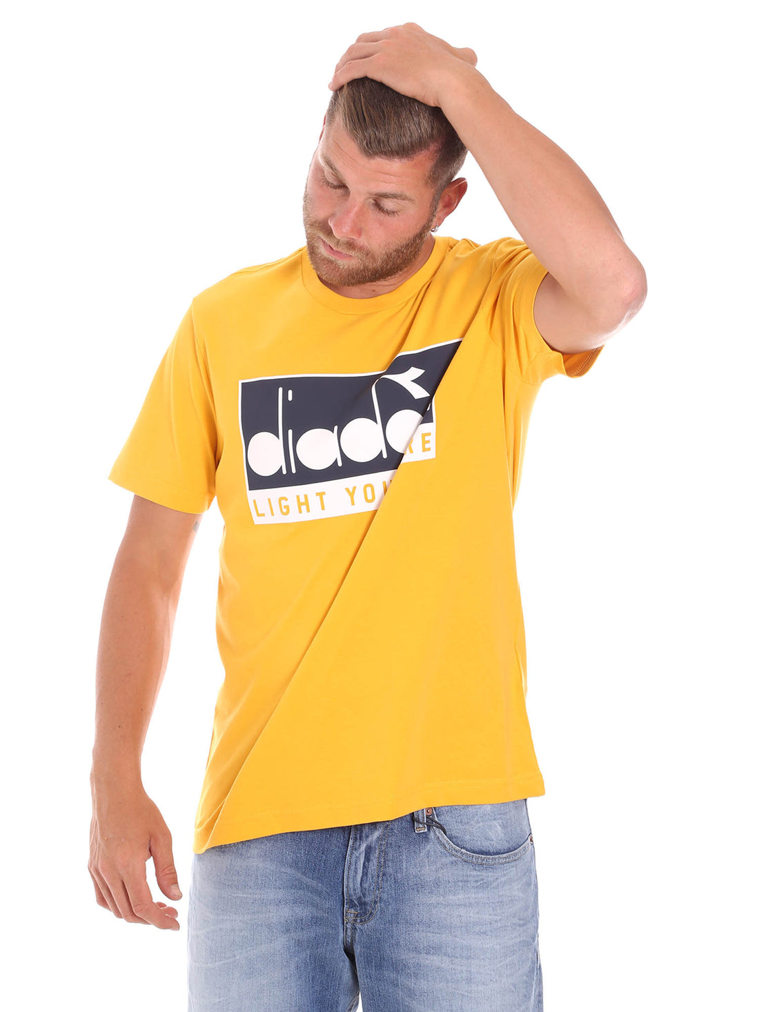 T-shirt Giallo Diadora