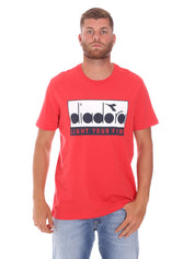 T-shirt Rosso Diadora
