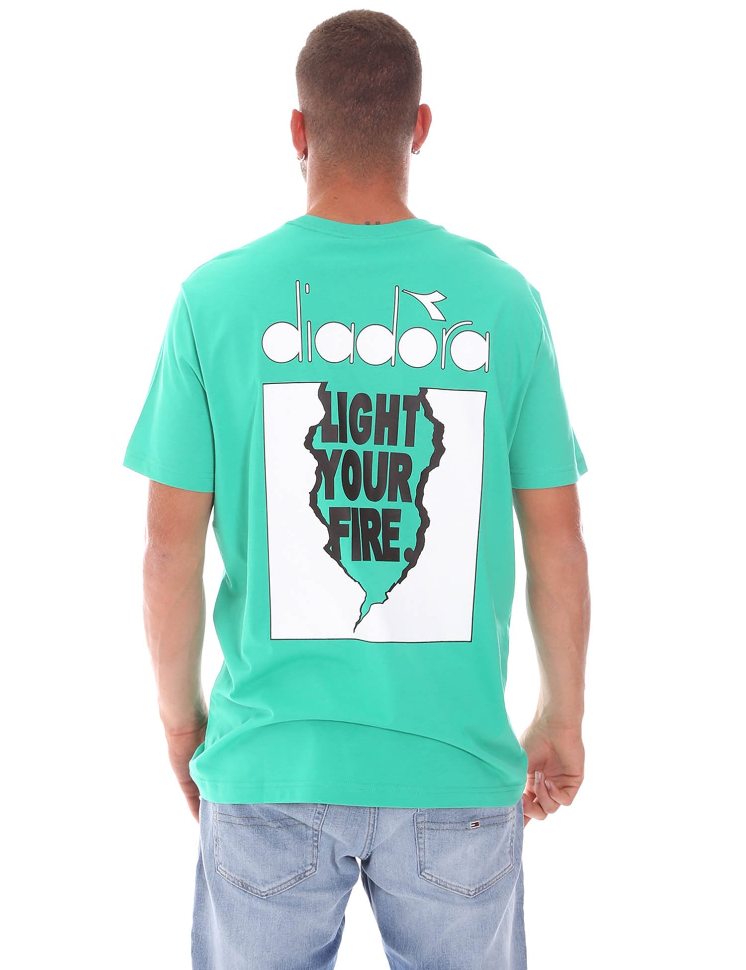 T-shirt Verde Diadora