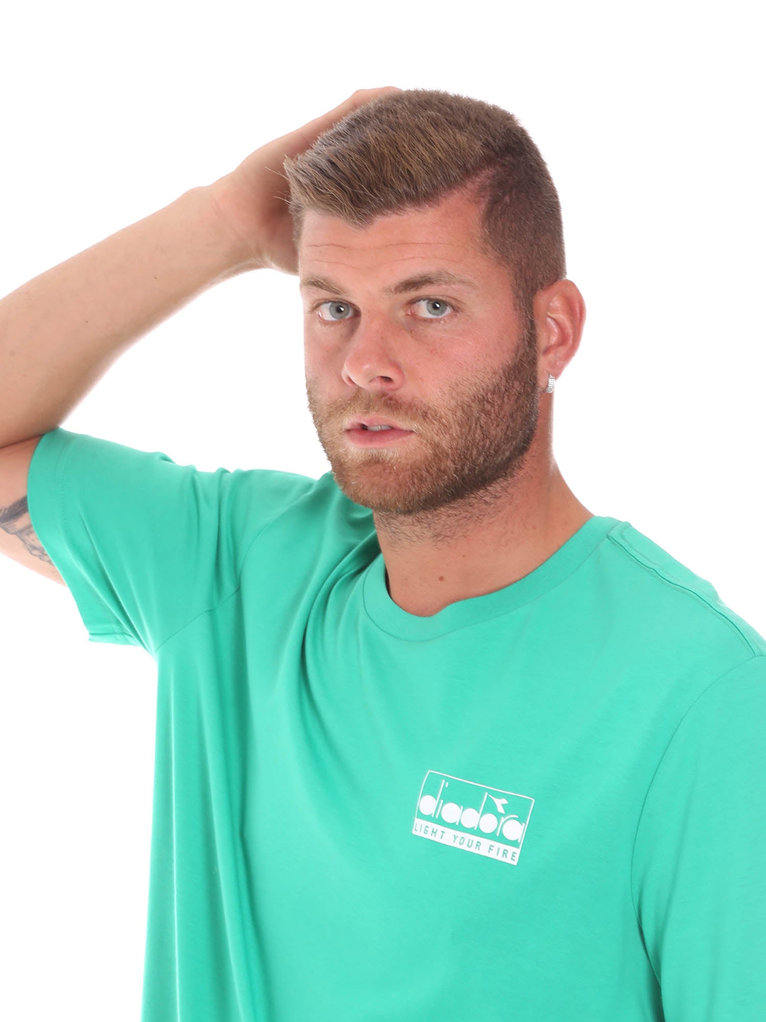 T-shirt Verde Diadora