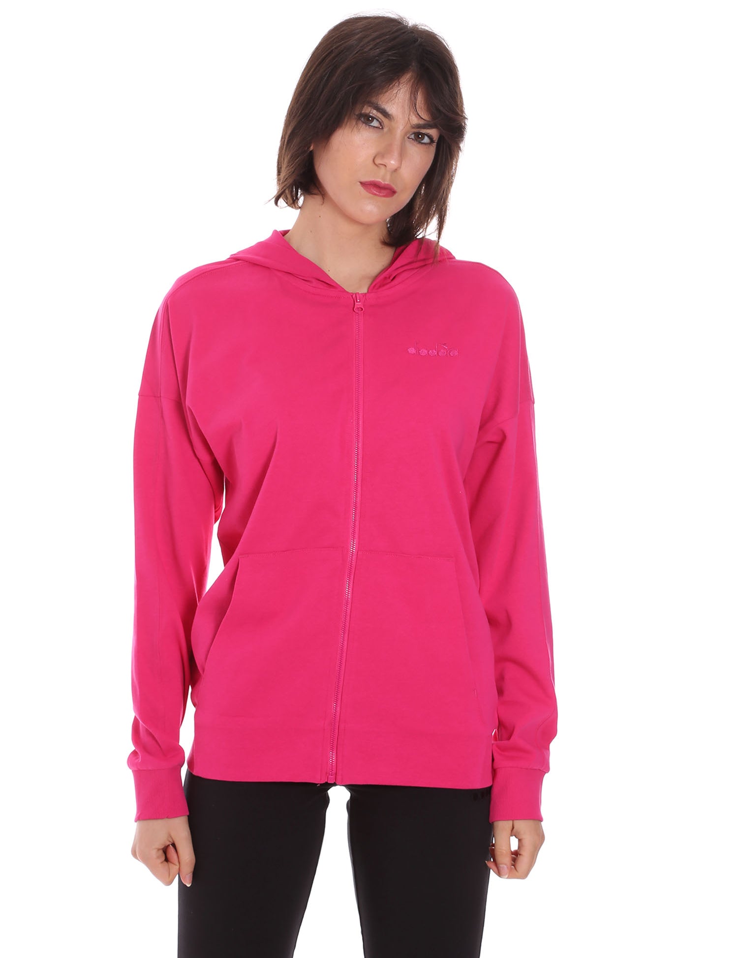 Felpe Fucsia Diadora