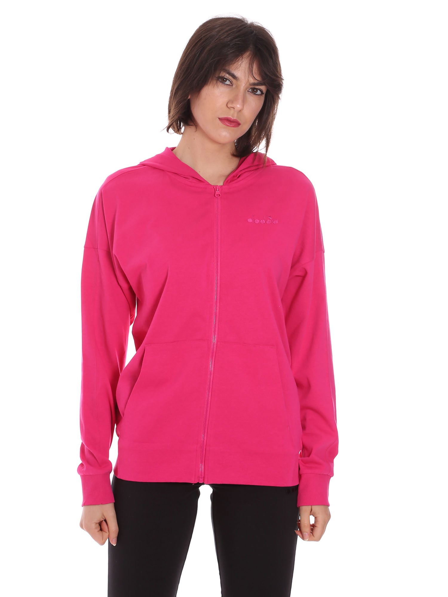 Felpe Fucsia Diadora