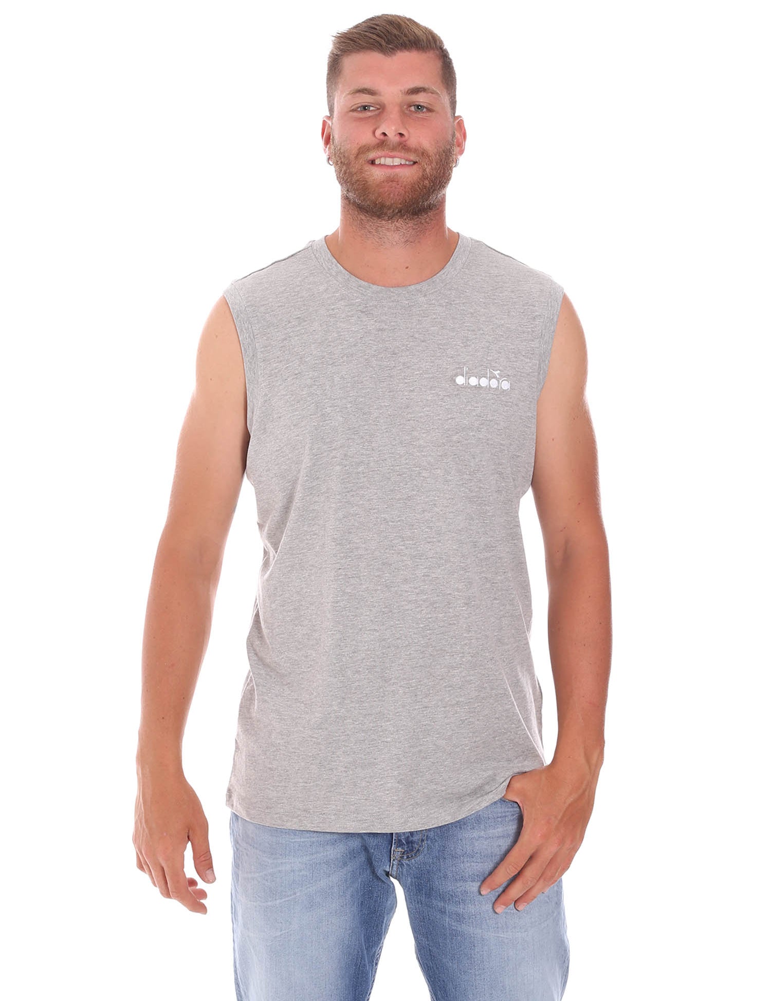 Canotte Grigio Diadora