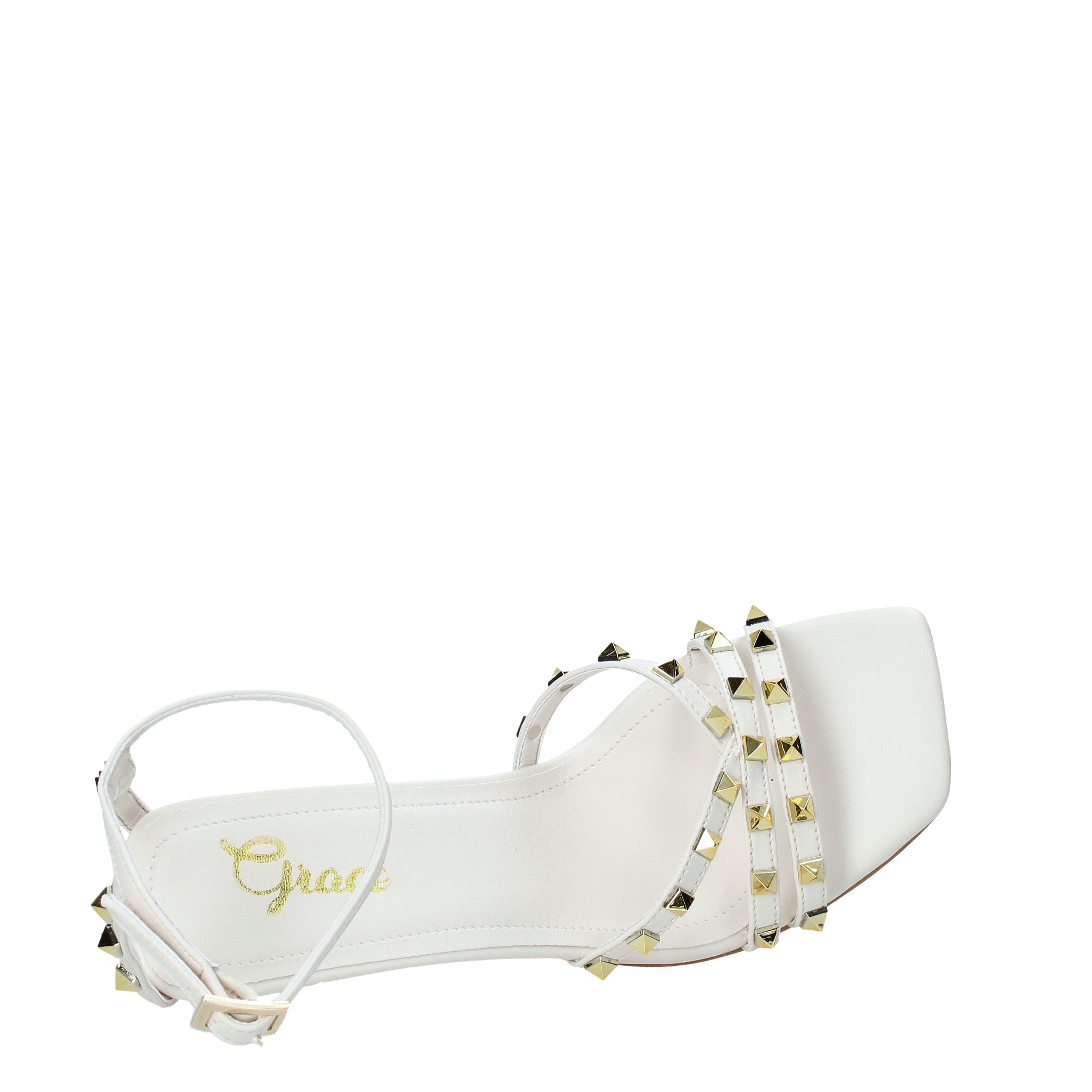 Sandali tacco Bianco Grace Shoes
