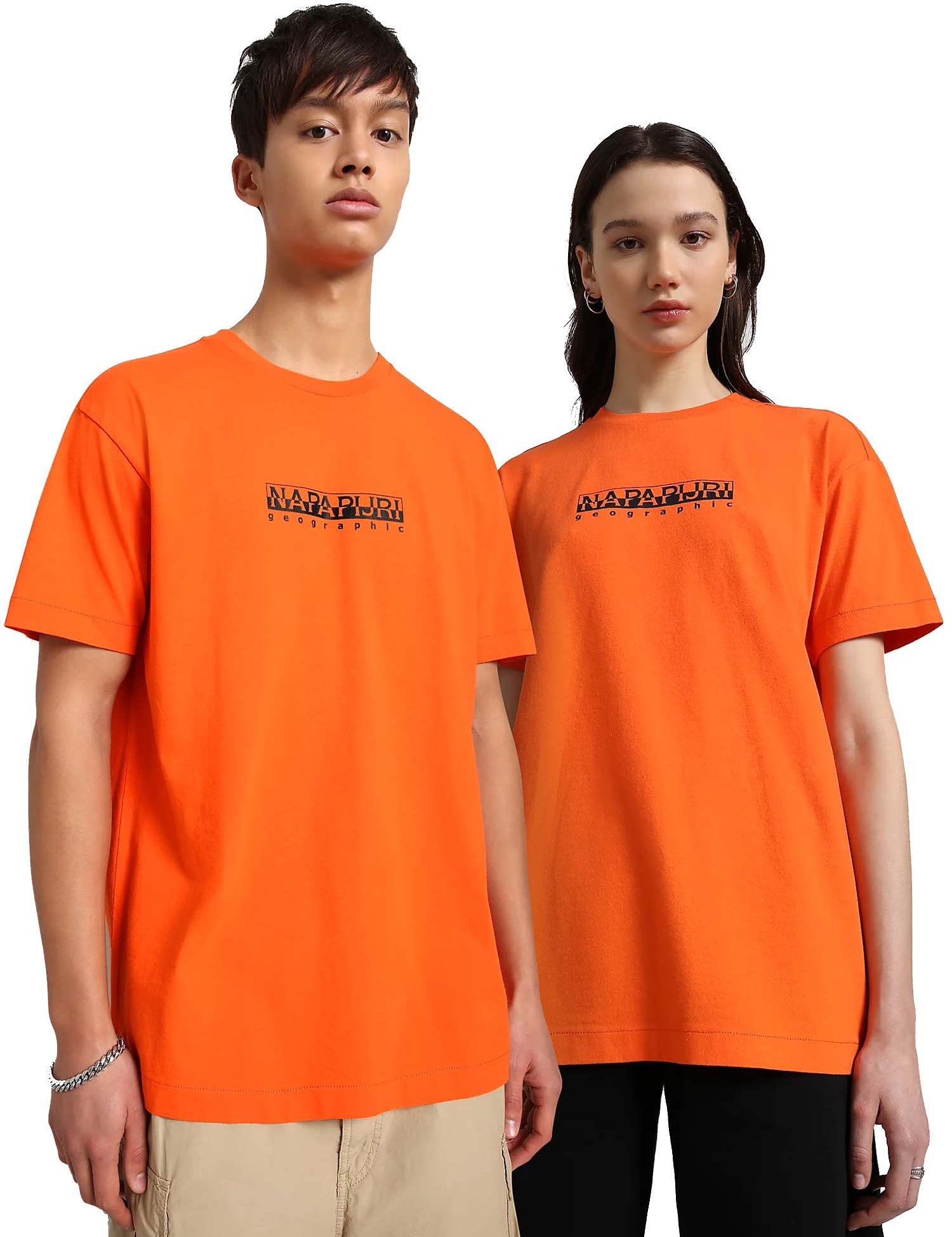 T-shirt Arancio Napapijri