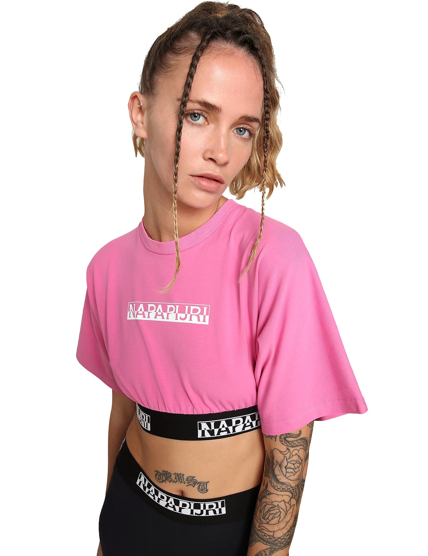 T-shirt Rosa Napapijri