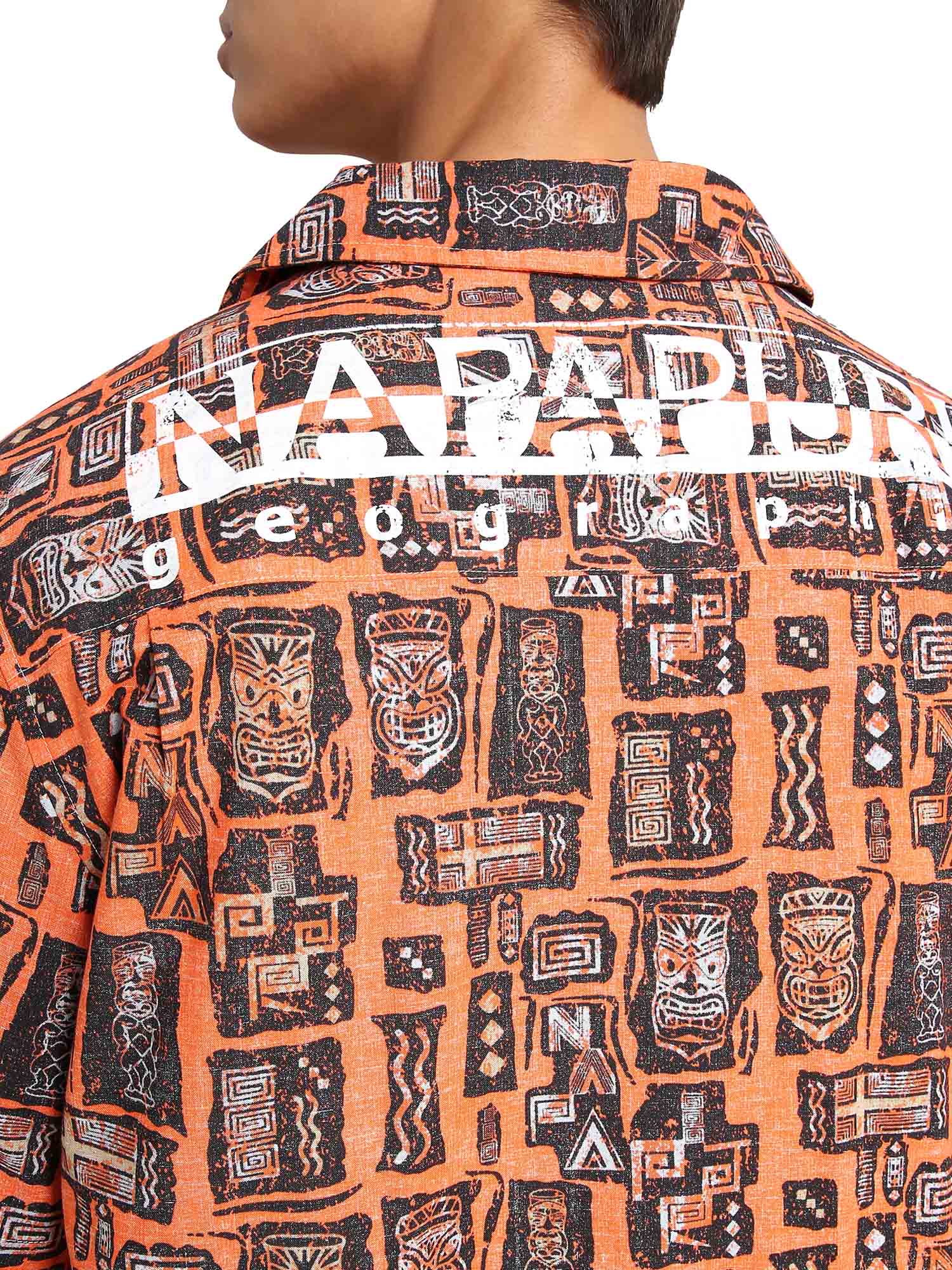 Camicie Arancio Napapijri