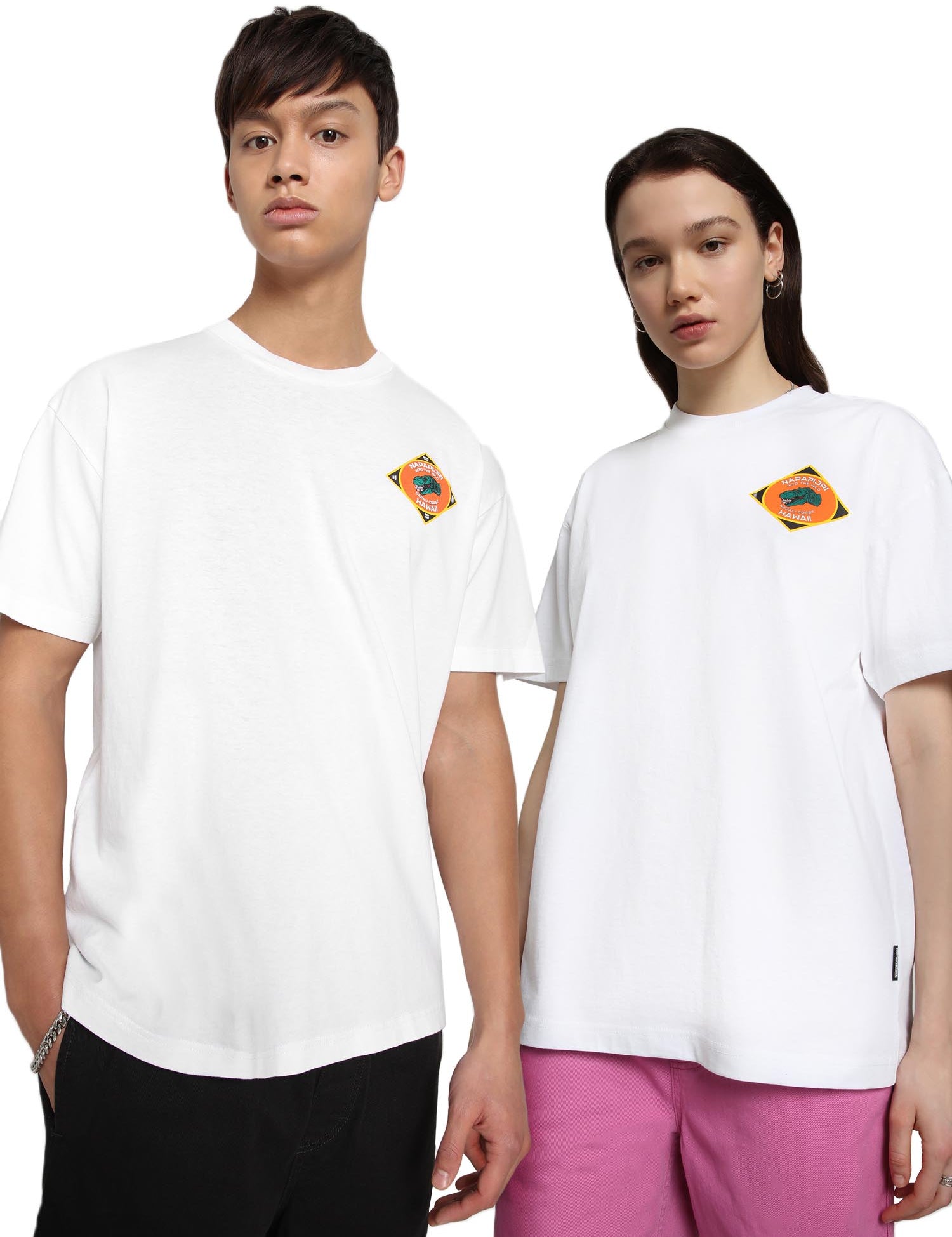 T-shirt Bianco F4l1 Napapijri