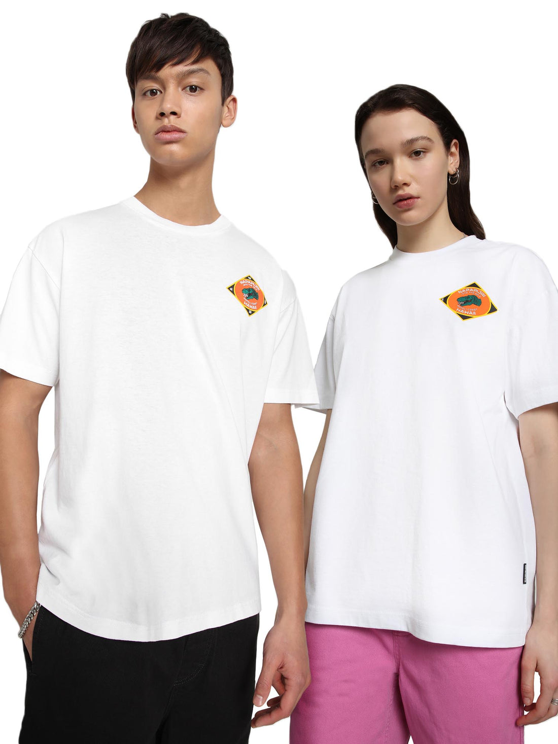 T-shirt Bianco F4l1 Napapijri