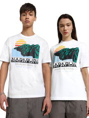 T-shirt Bianco F4o1 Napapijri