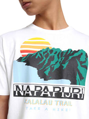 T-shirt Bianco F4o1 Napapijri