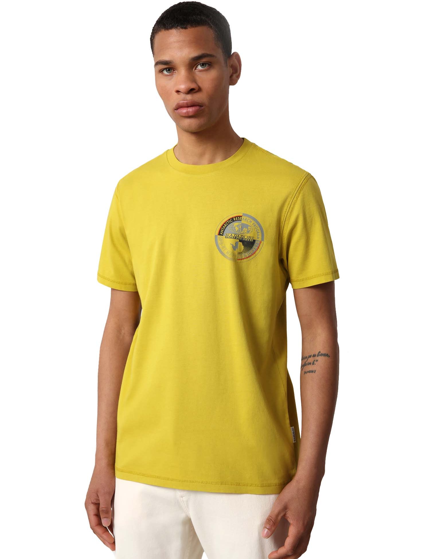 T-shirt Giallo Napapijri
