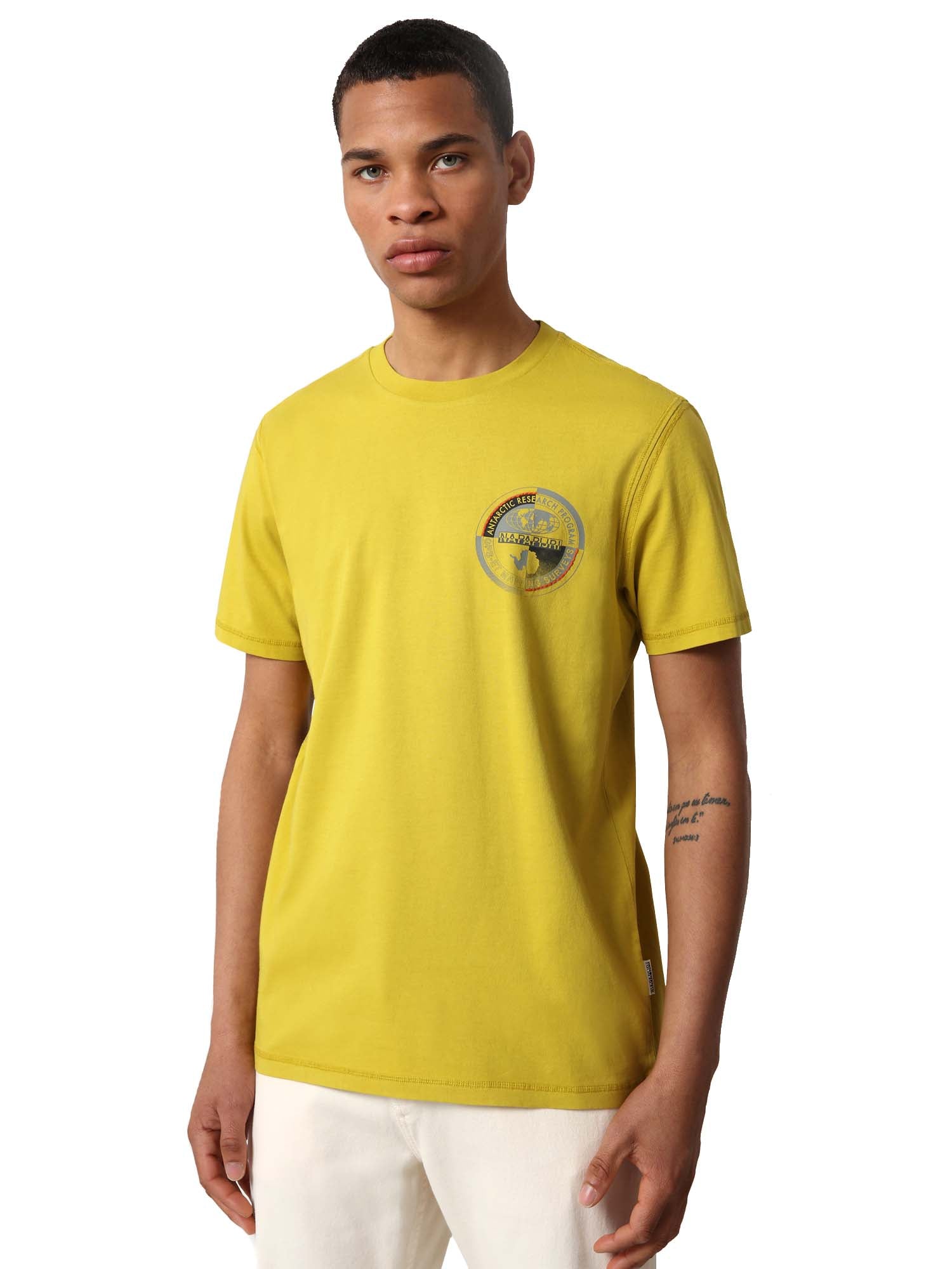 T-shirt Giallo Napapijri