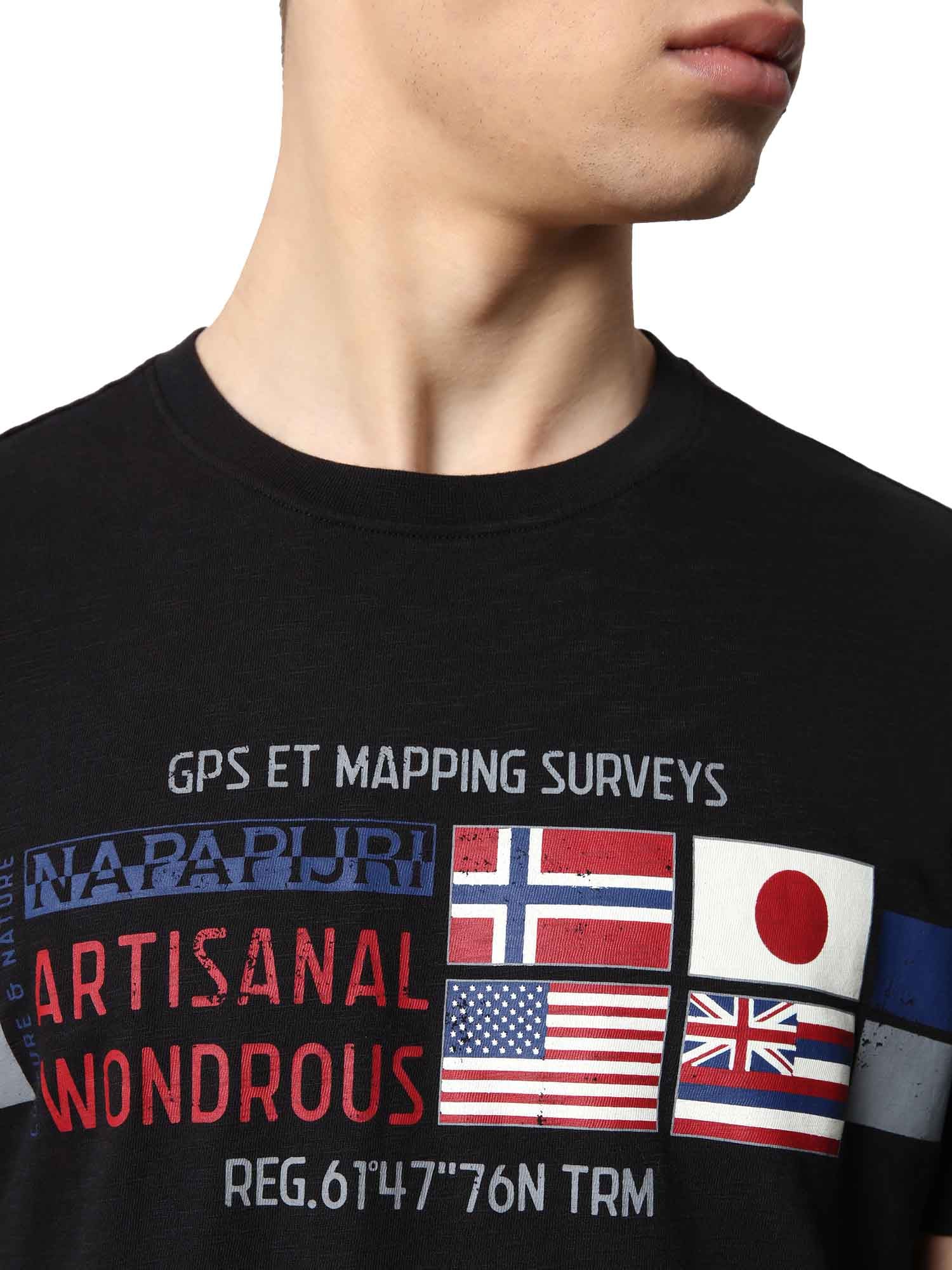 T-shirt Nero Napapijri