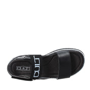 Sandali con strappi Nero Cult