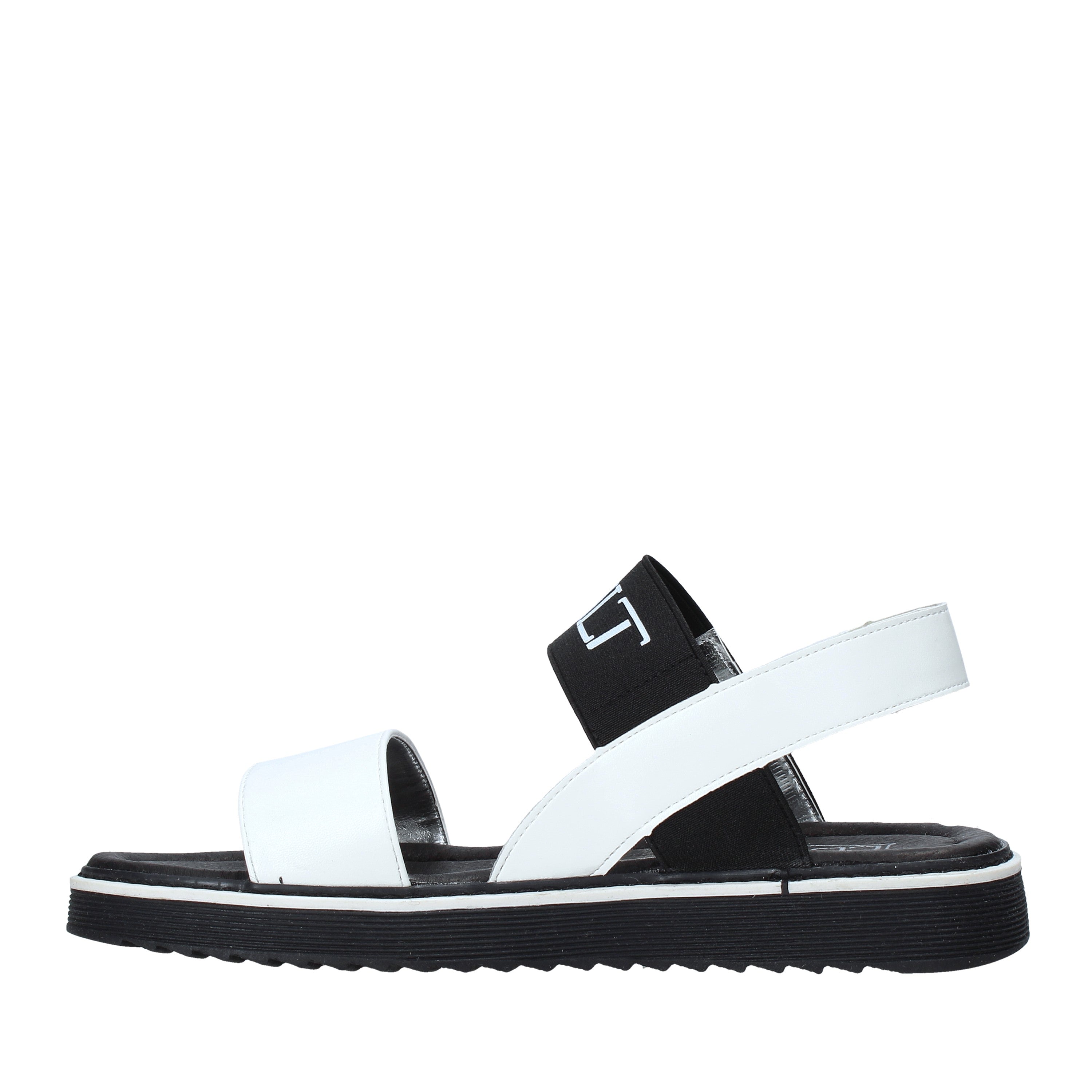 Sandali con strappi Bianco Cult