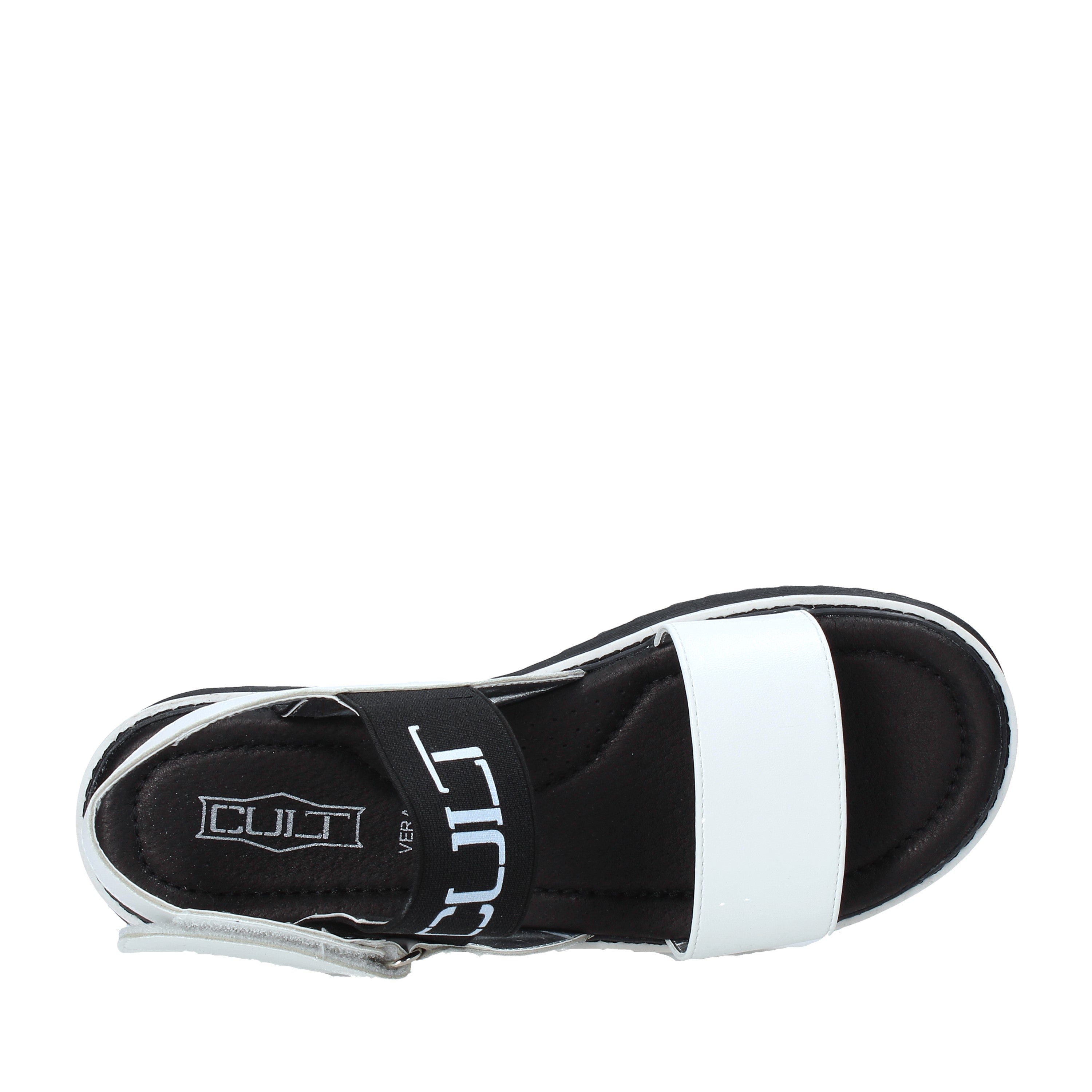 Sandali con strappi Bianco Cult