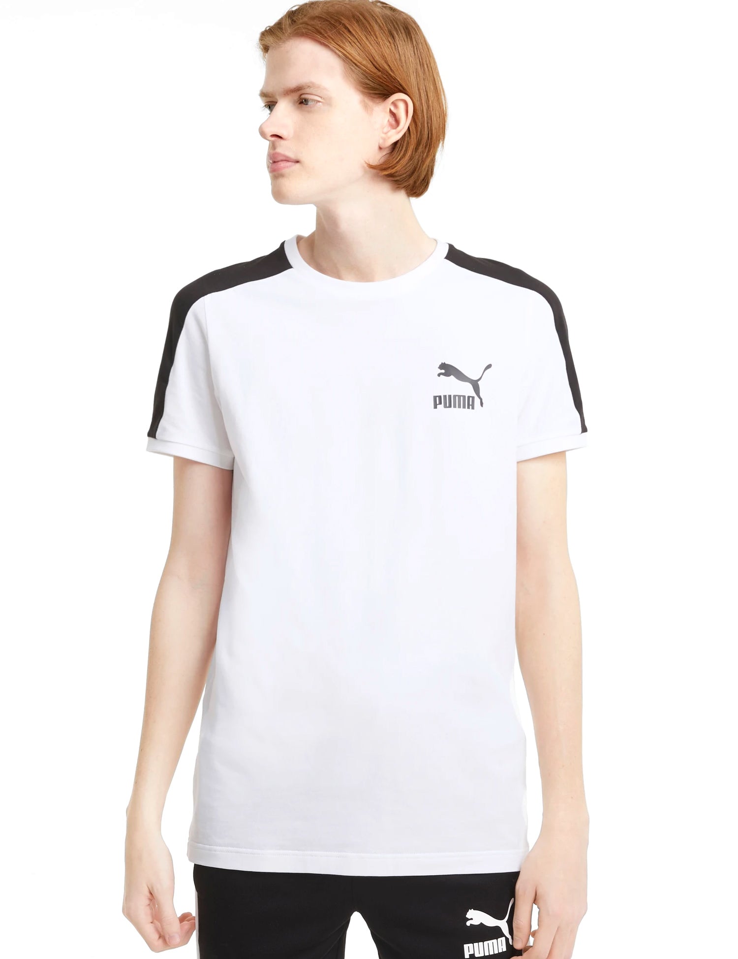 T-shirt Bianco Nero Puma
