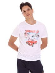 T-shirt Bianco Key Up