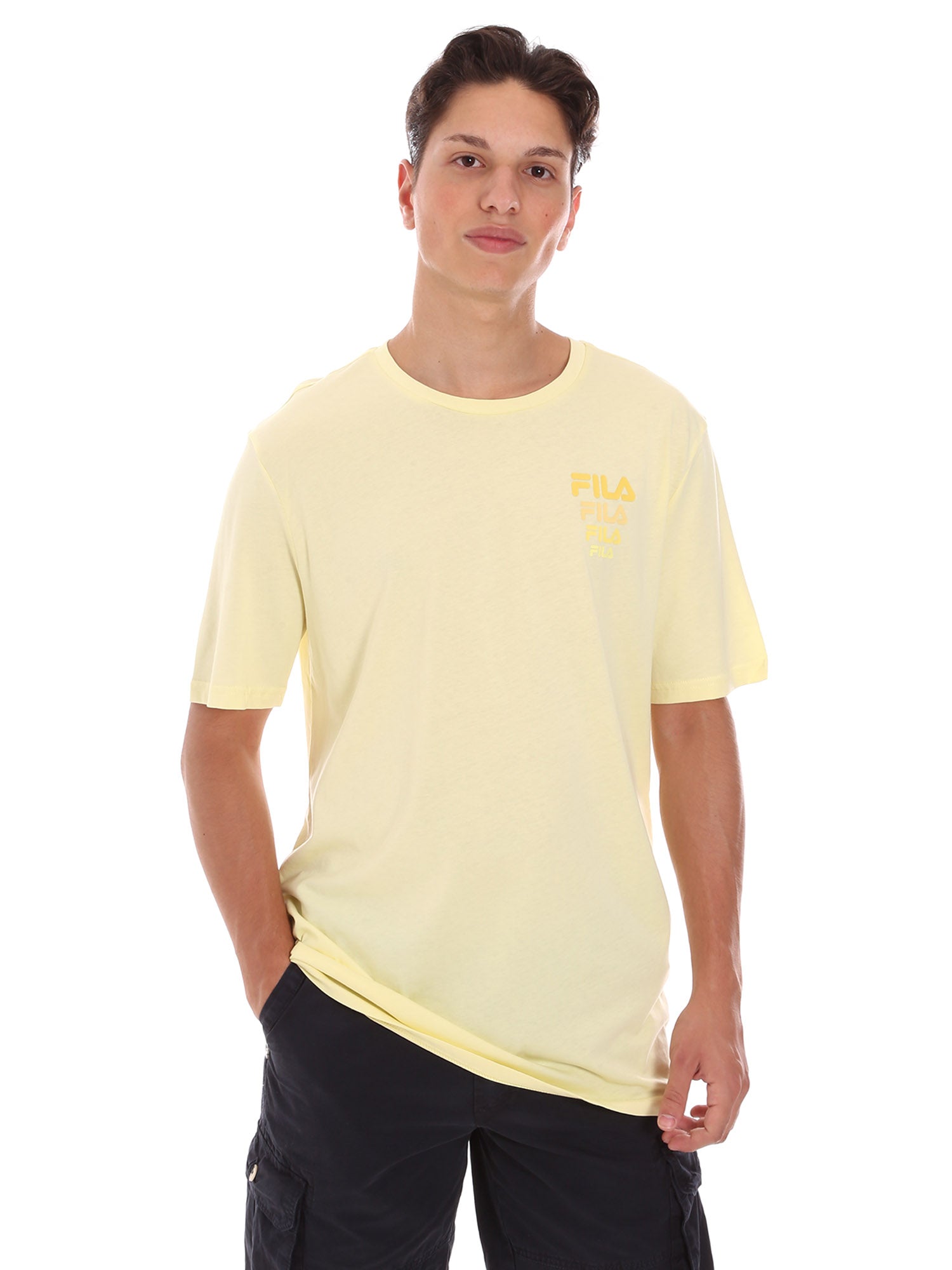 T-shirt Giallo Fila