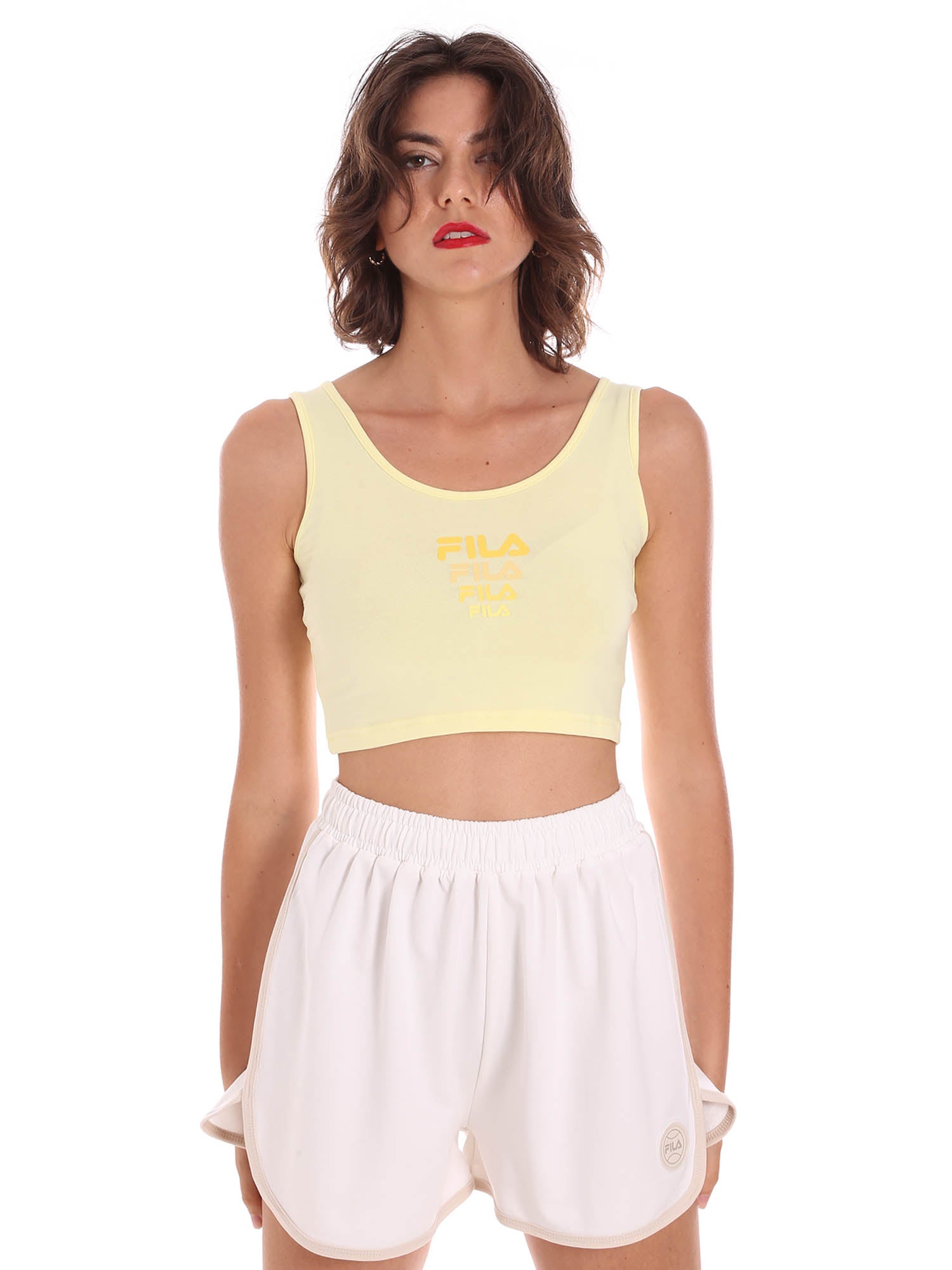 Top e canotte Giallo Fila
