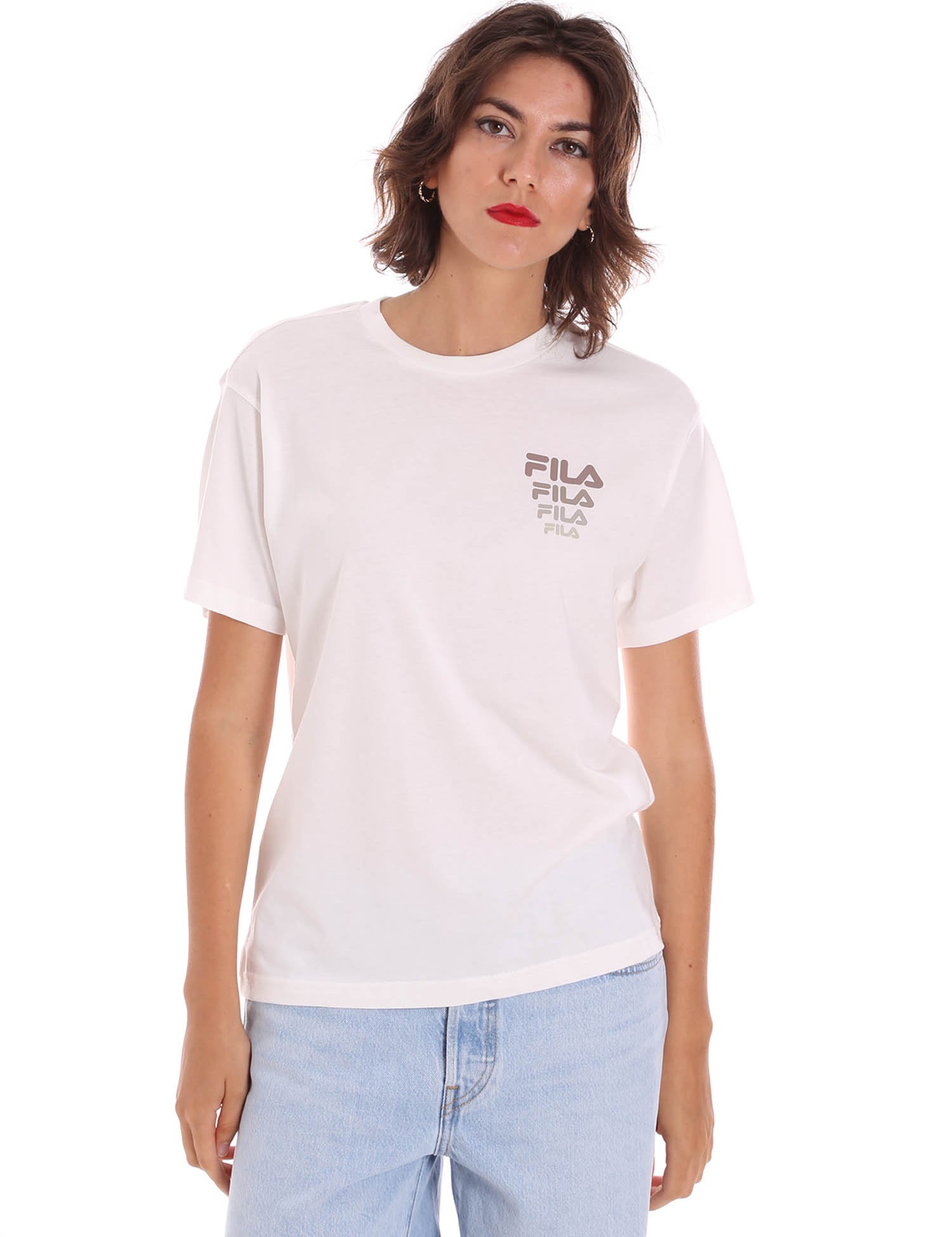T-shirt Bianco Fila