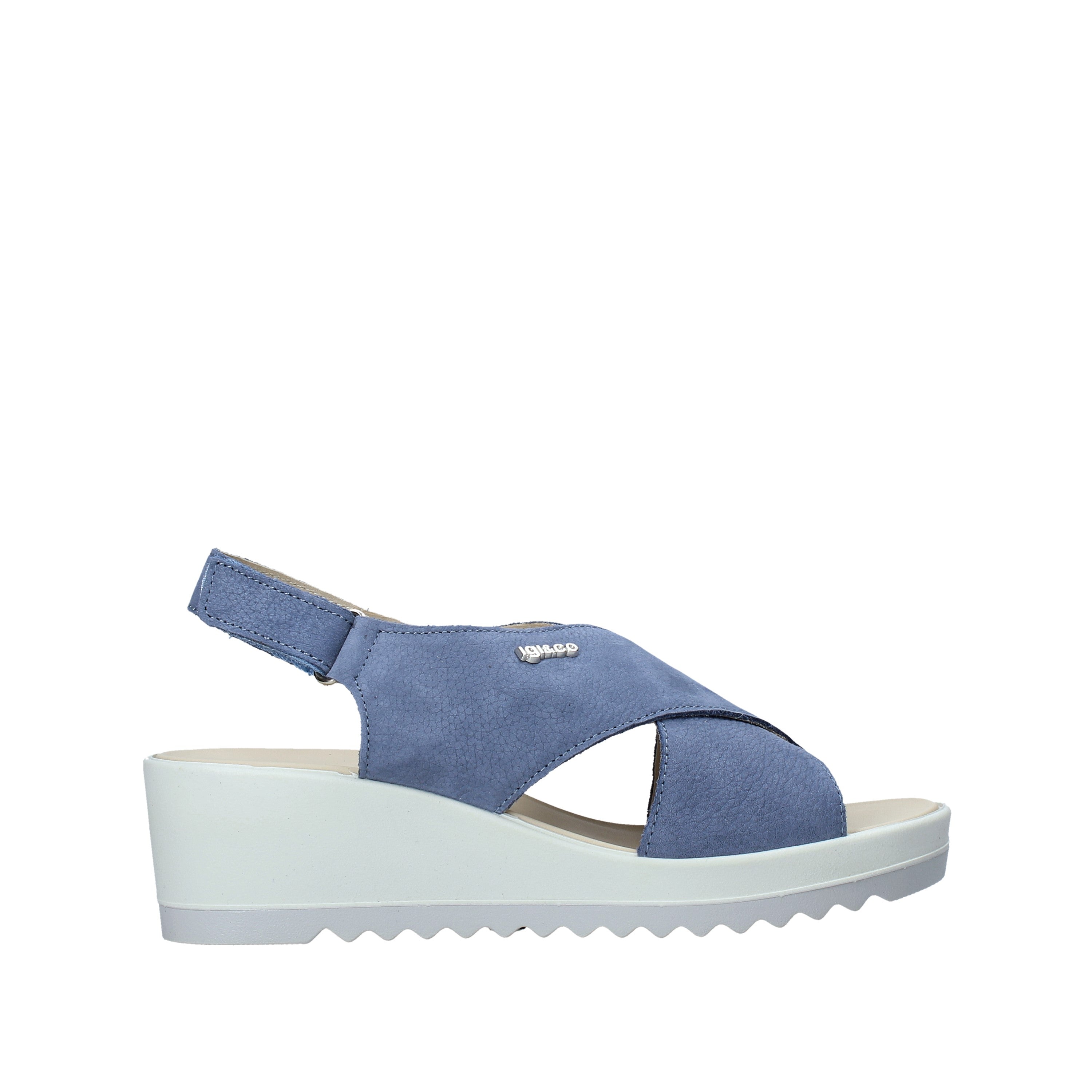 Sandali zeppa Blu Igi&co