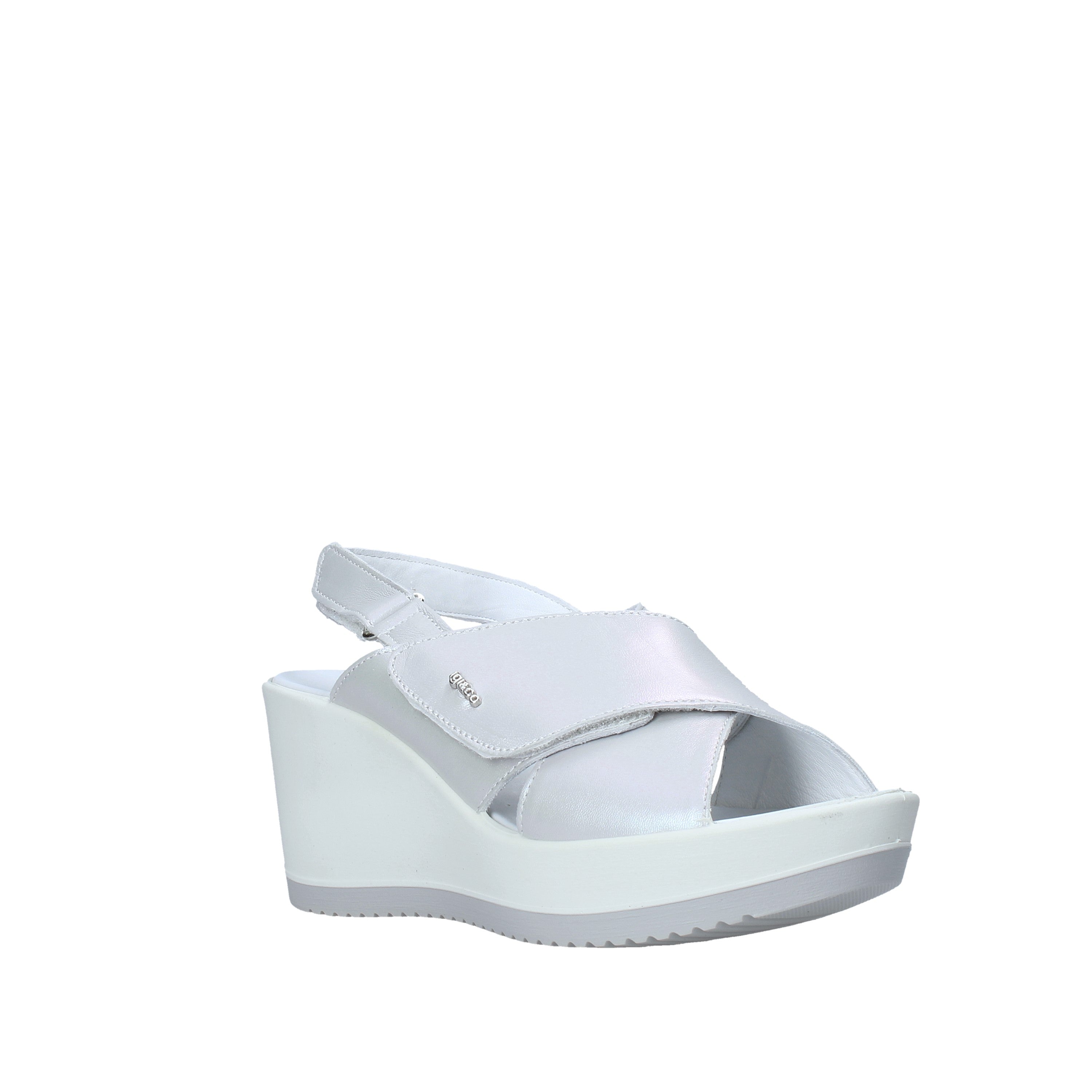Sandali zeppa Argentato Igi&co
