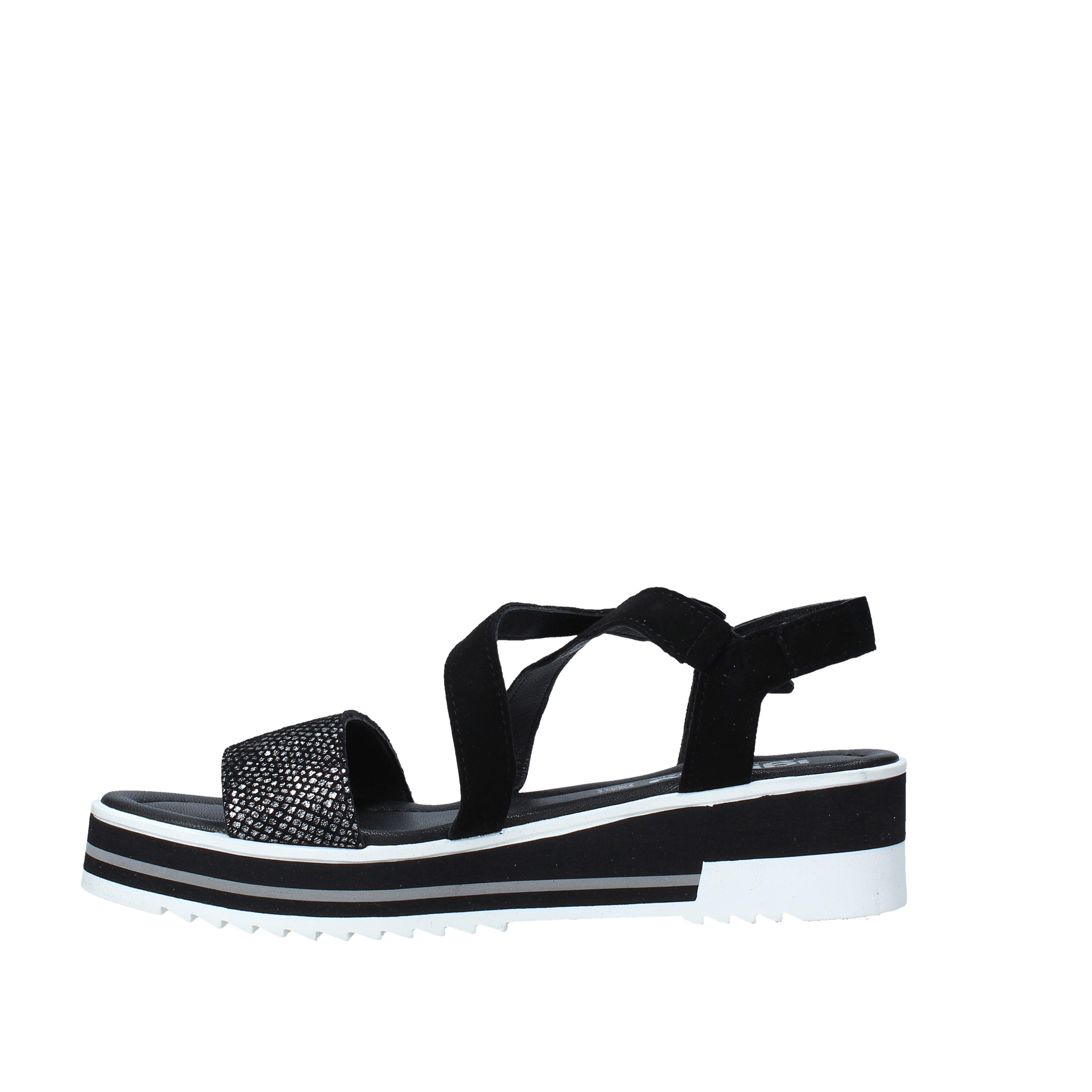 Sandali zeppa Nero Igi&co